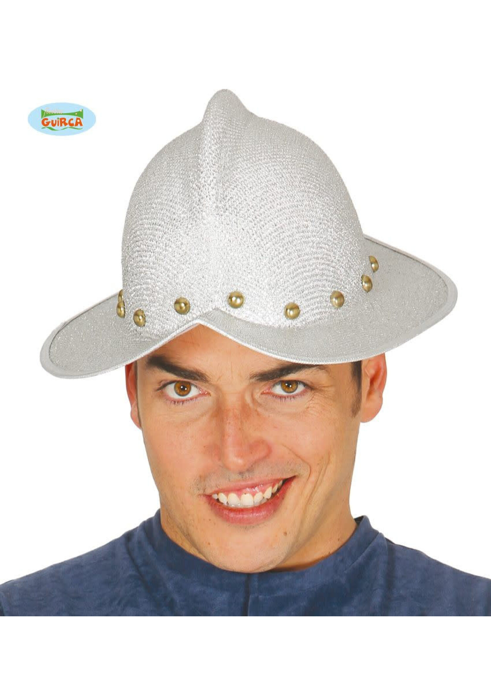 Fiestas Guirca Helm ridder zilver