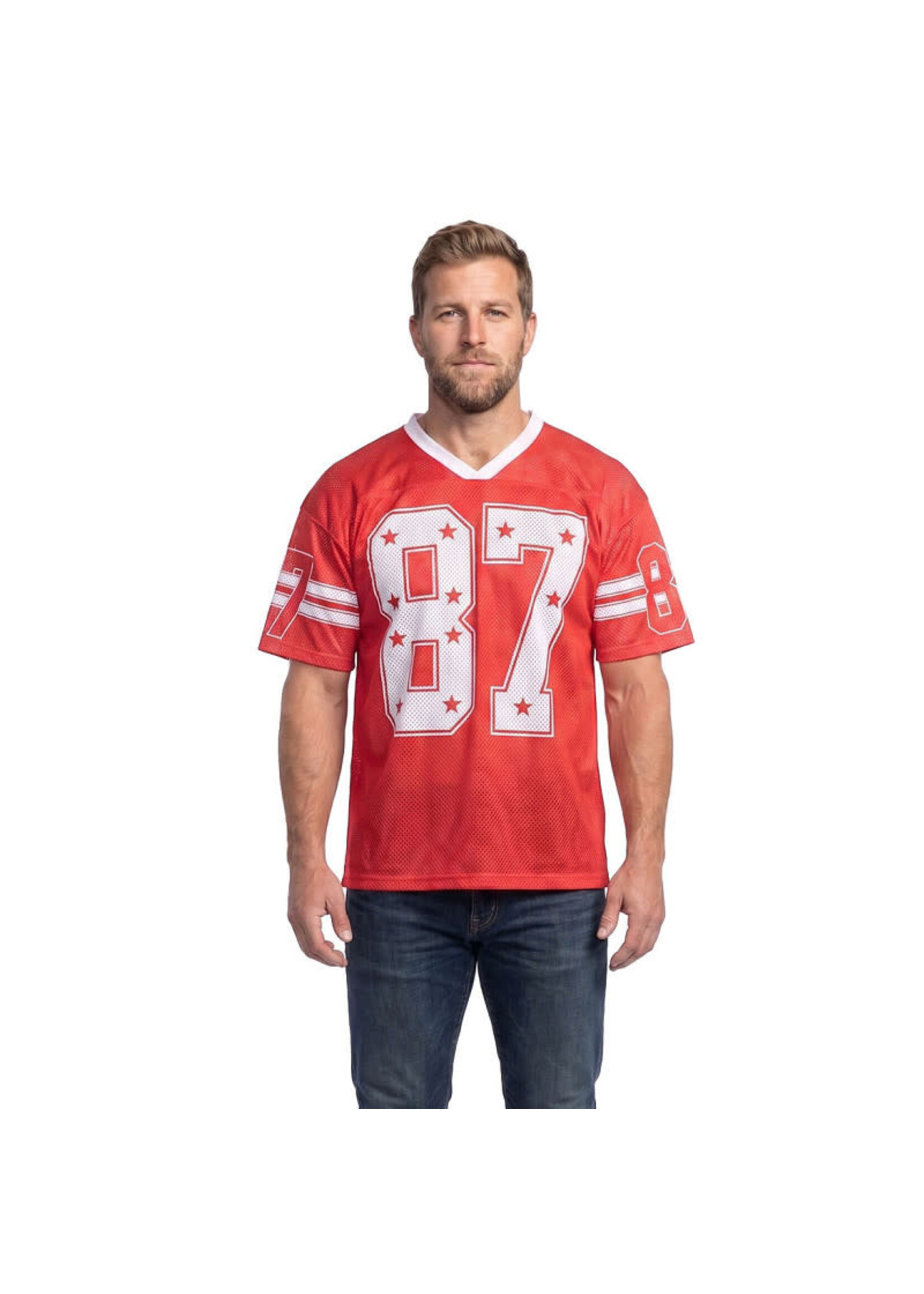 Wilbers & Wilbers Rood oversized ijshockeyshirt