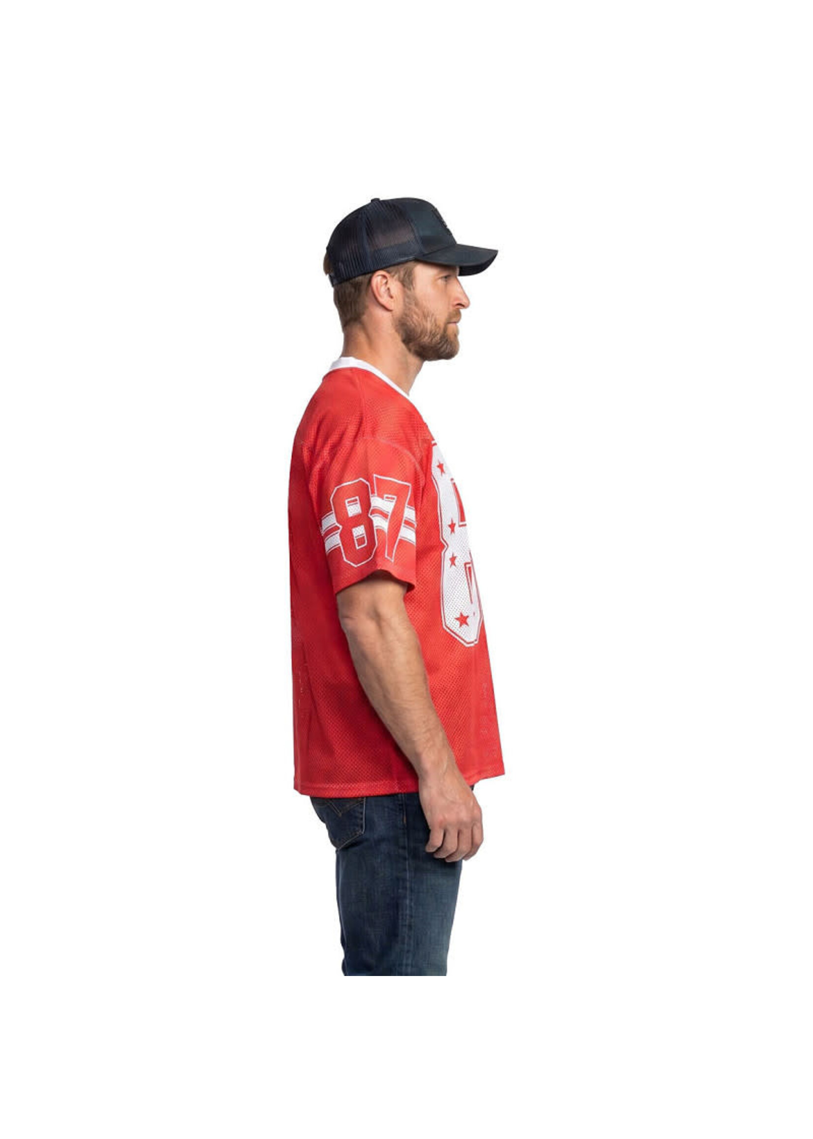 Wilbers & Wilbers Rood oversized ijshockeyshirt