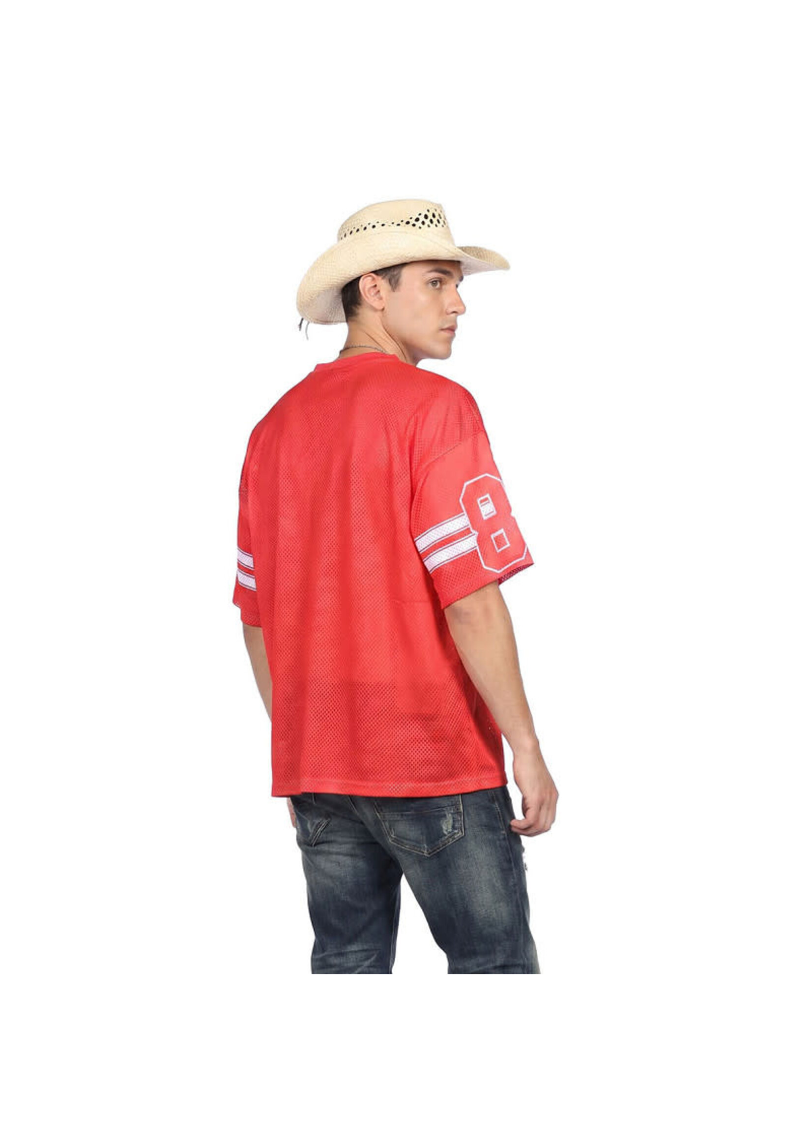 Wilbers & Wilbers Rood oversized ijshockeyshirt