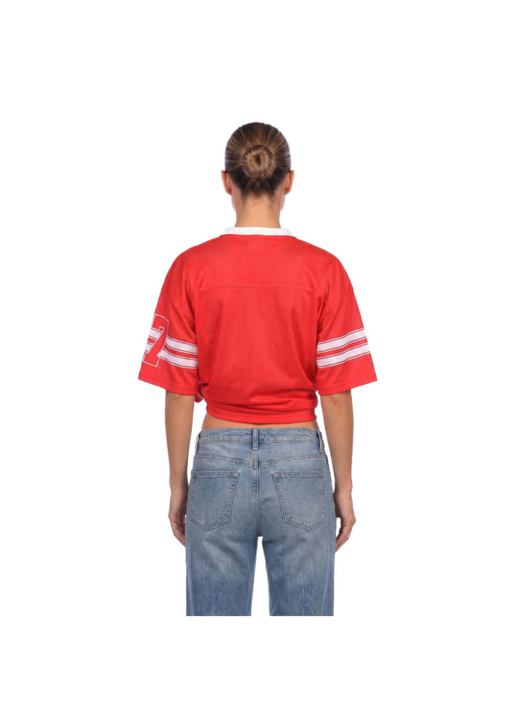 Wilbers & Wilbers Rood oversized ijshockeyshirt