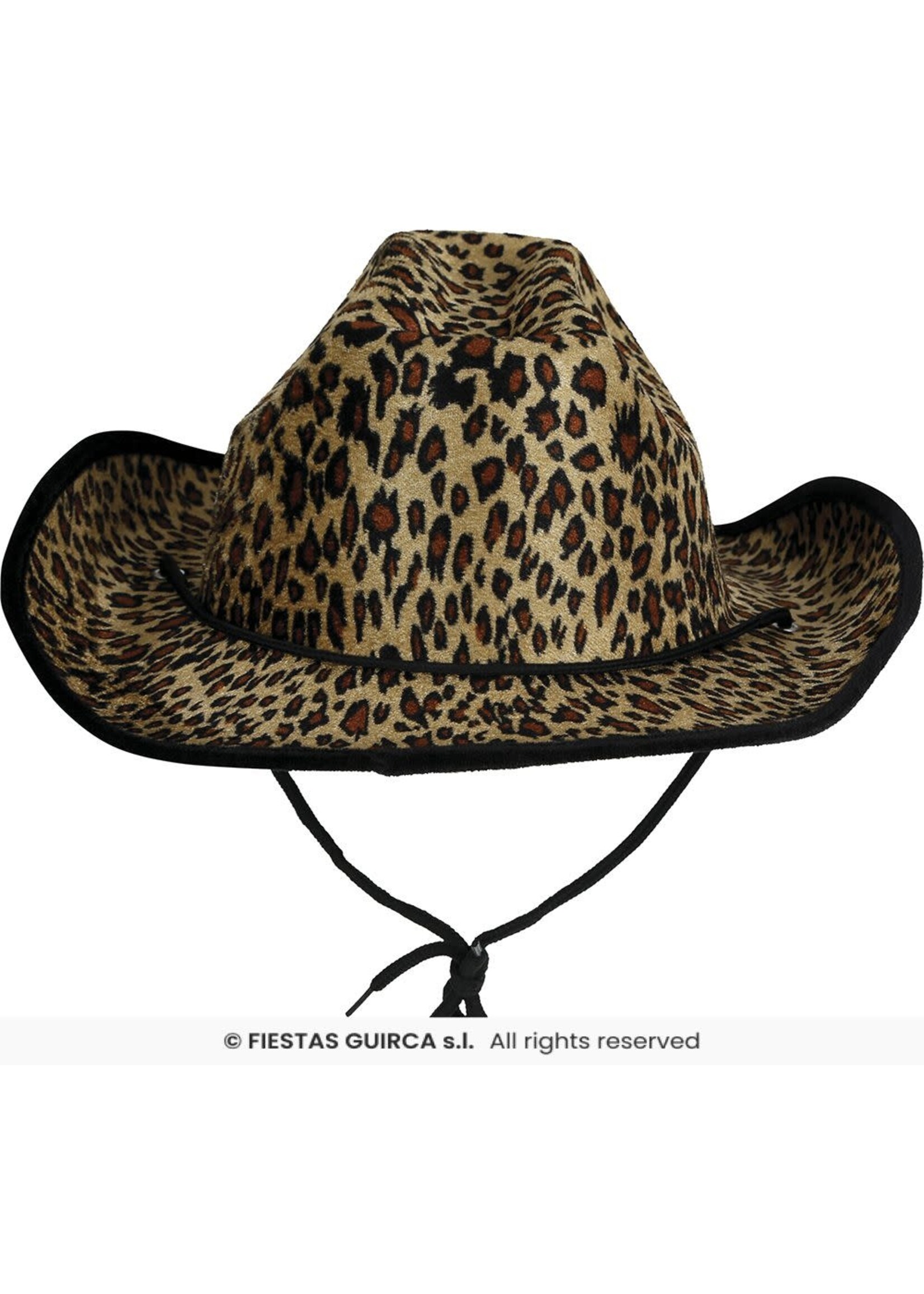 Fiestas Guirca Cowboyhoed met luipaardprint