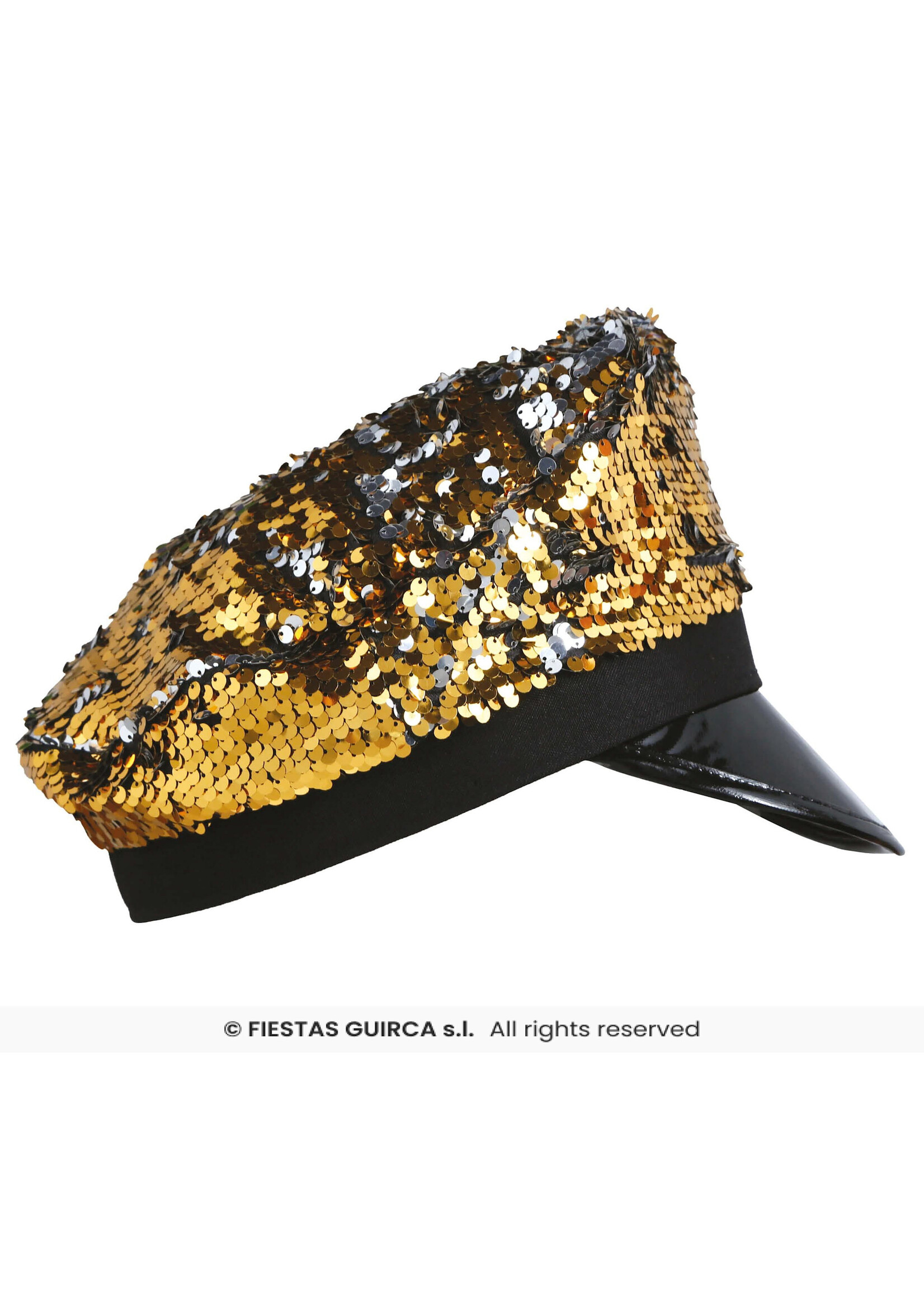 Fiestas Guirca Pet met gouden pailletten