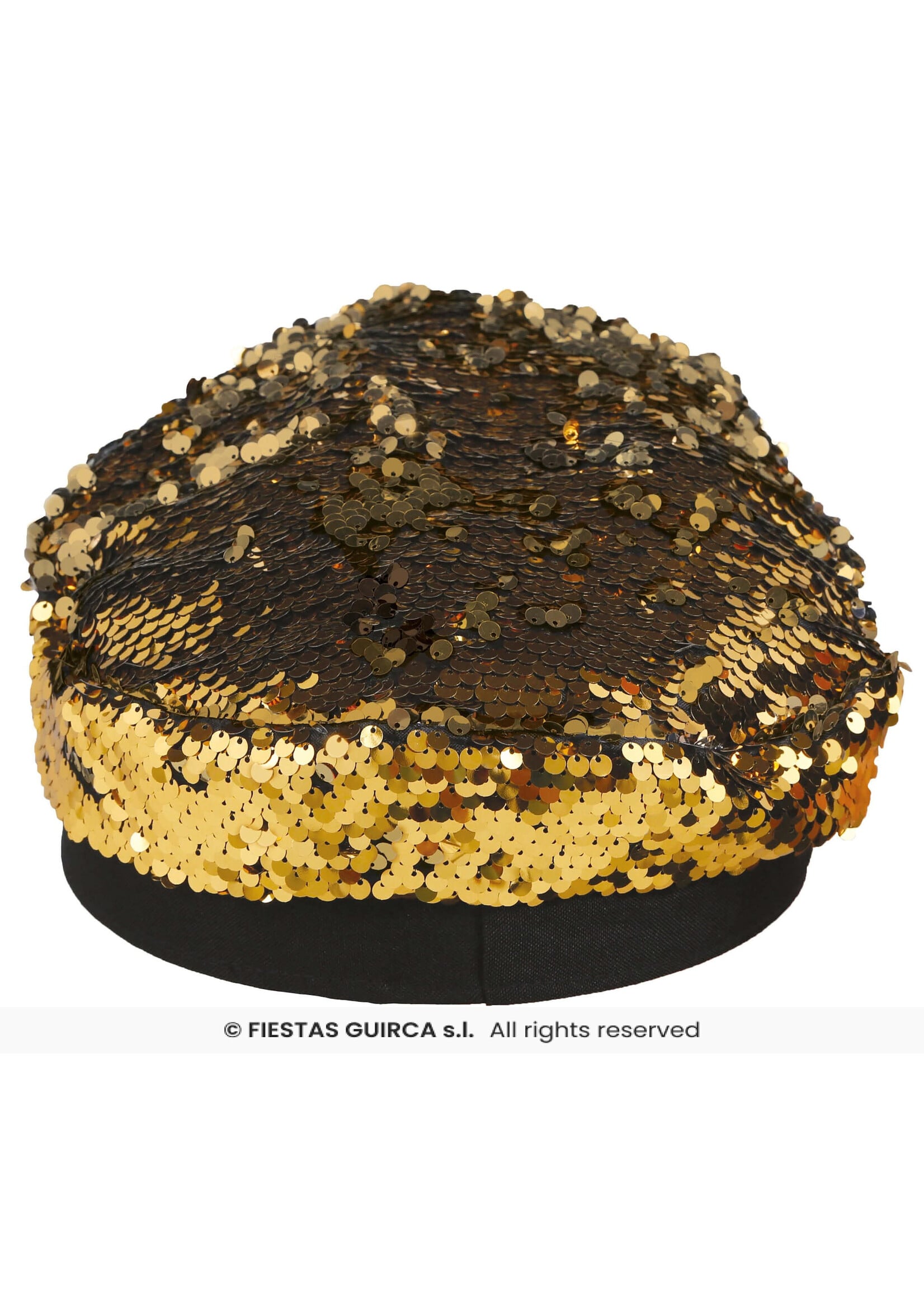 Fiestas Guirca Pet met gouden pailletten