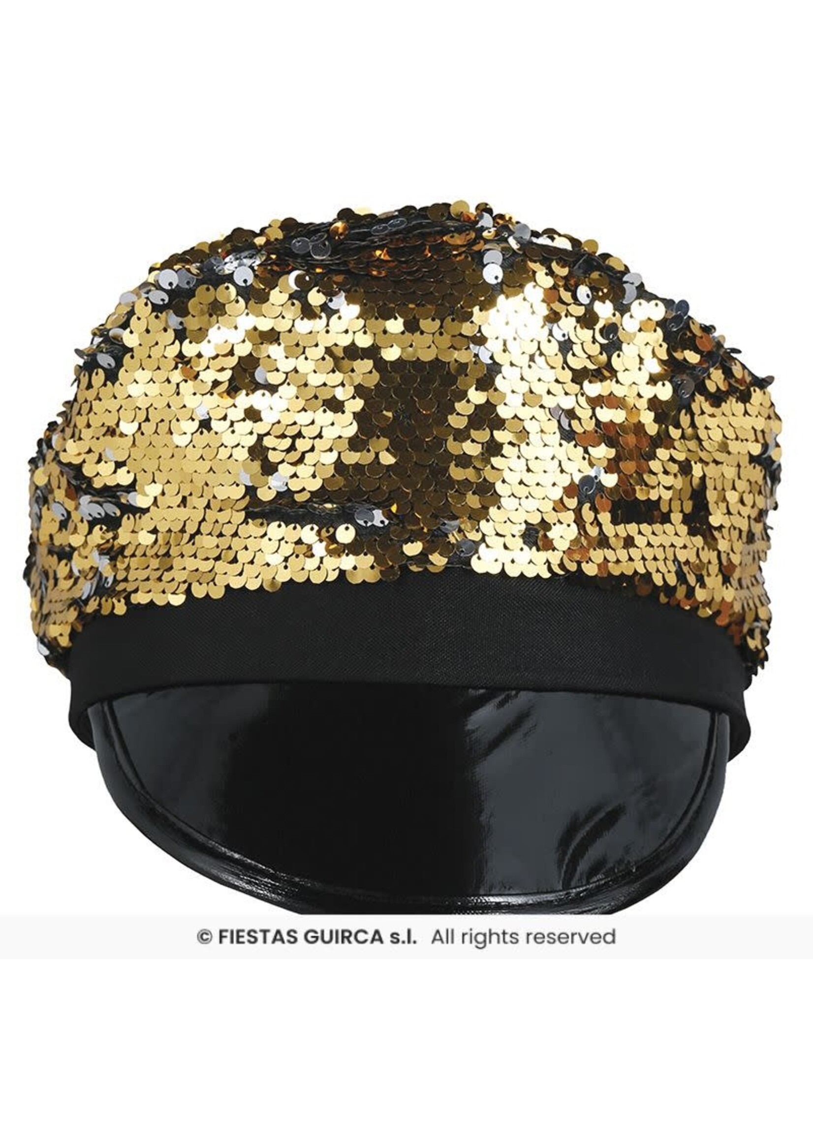 Fiestas Guirca Pet met gouden pailletten