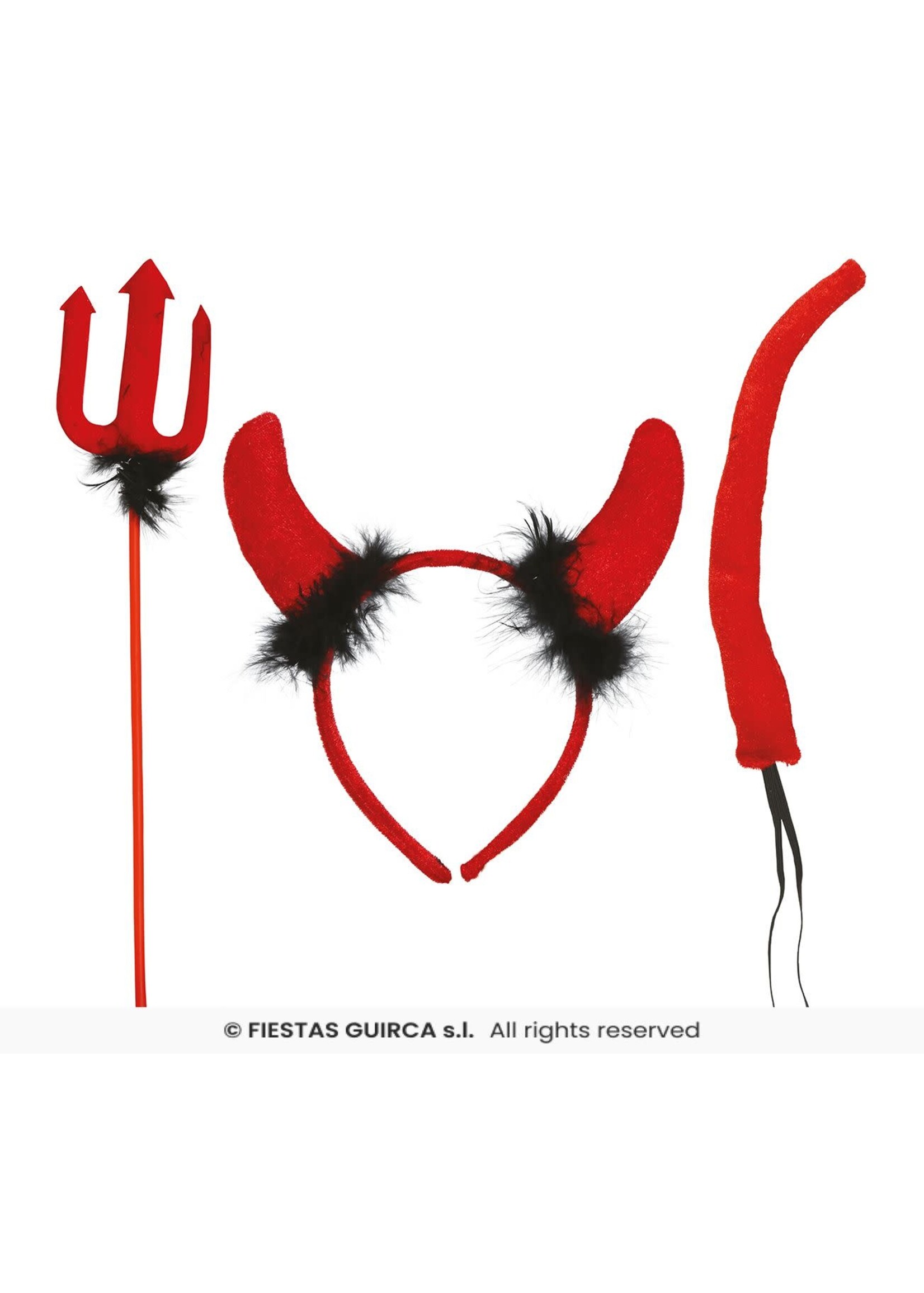 Fiestas Guirca Set van 3 duivelse accessoires