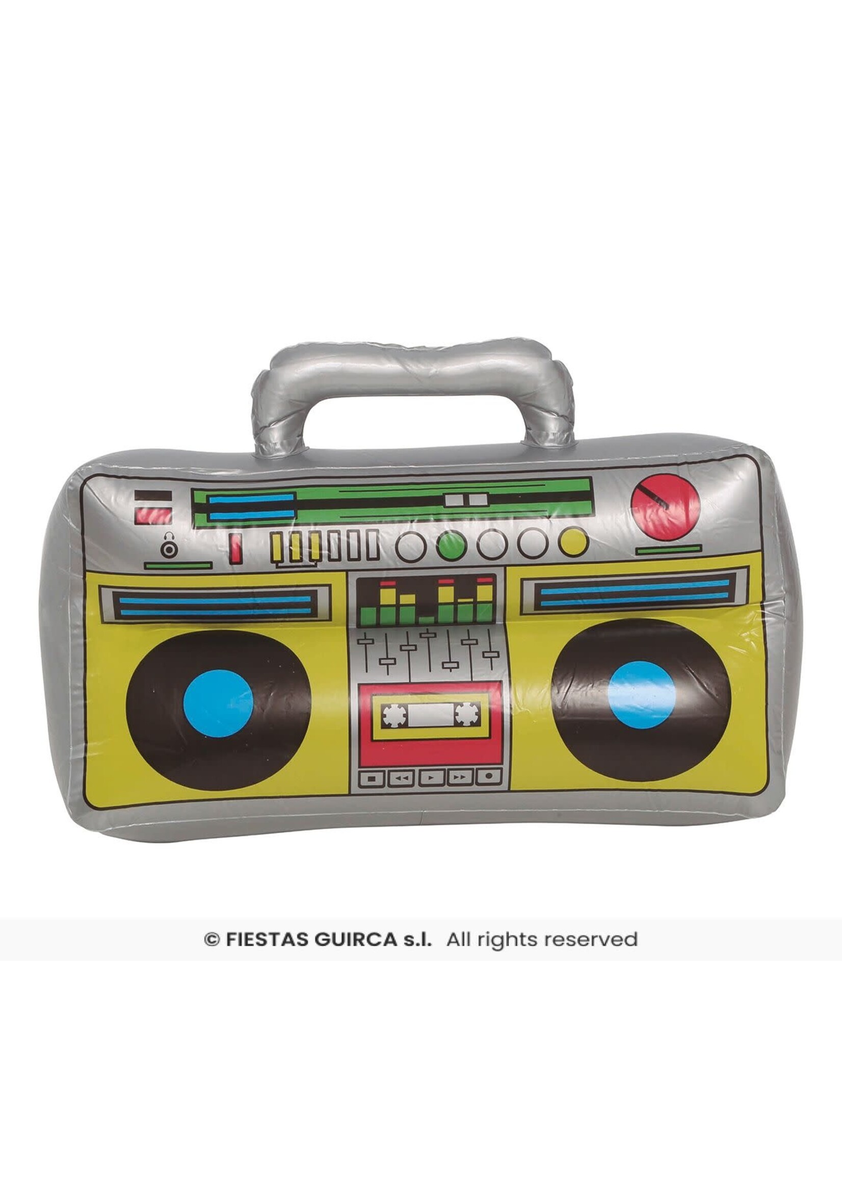 Fiestas Guirca Opblaasbare retro radio