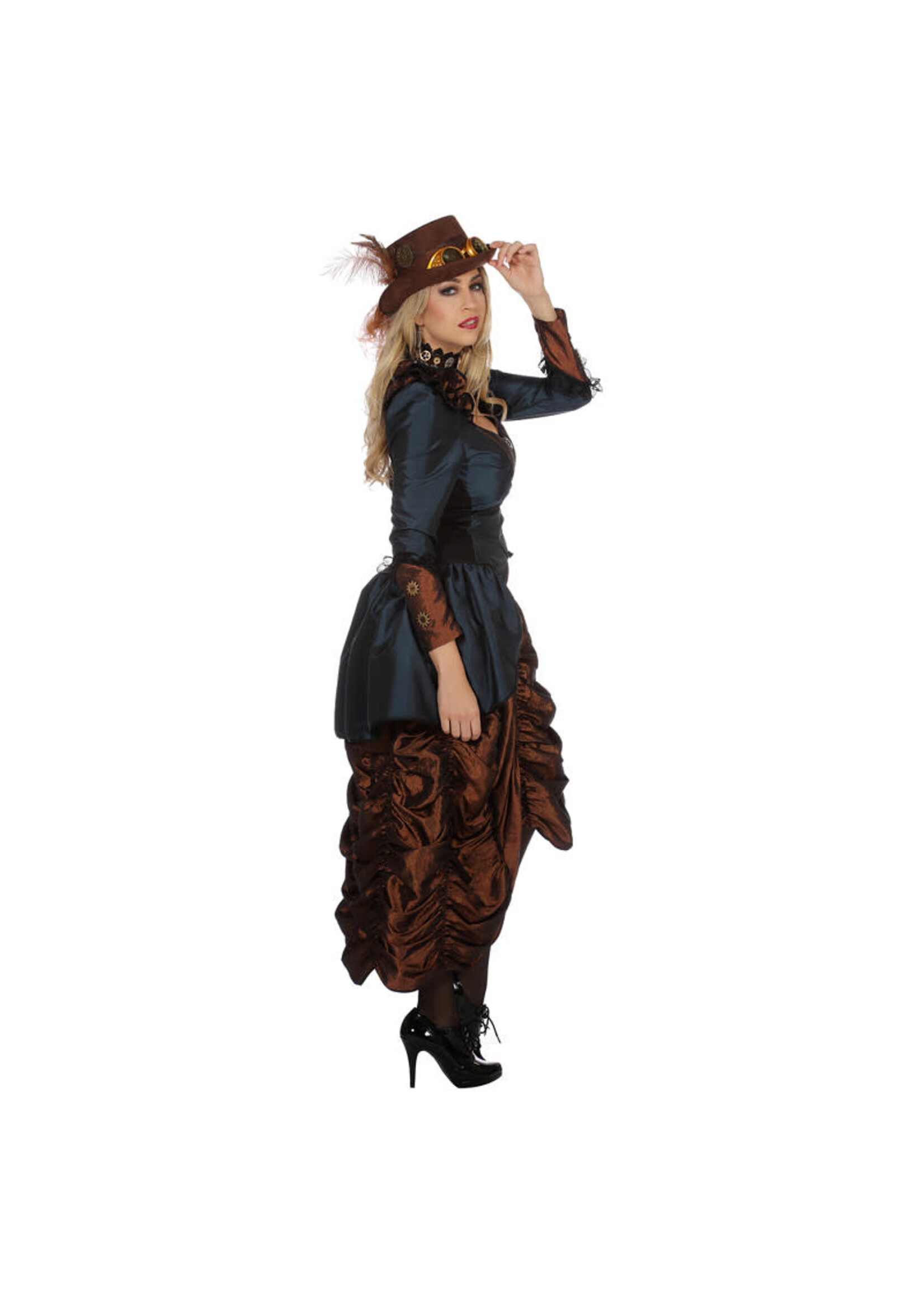 Wilbers & Wilbers Jurk Steampunk Blue