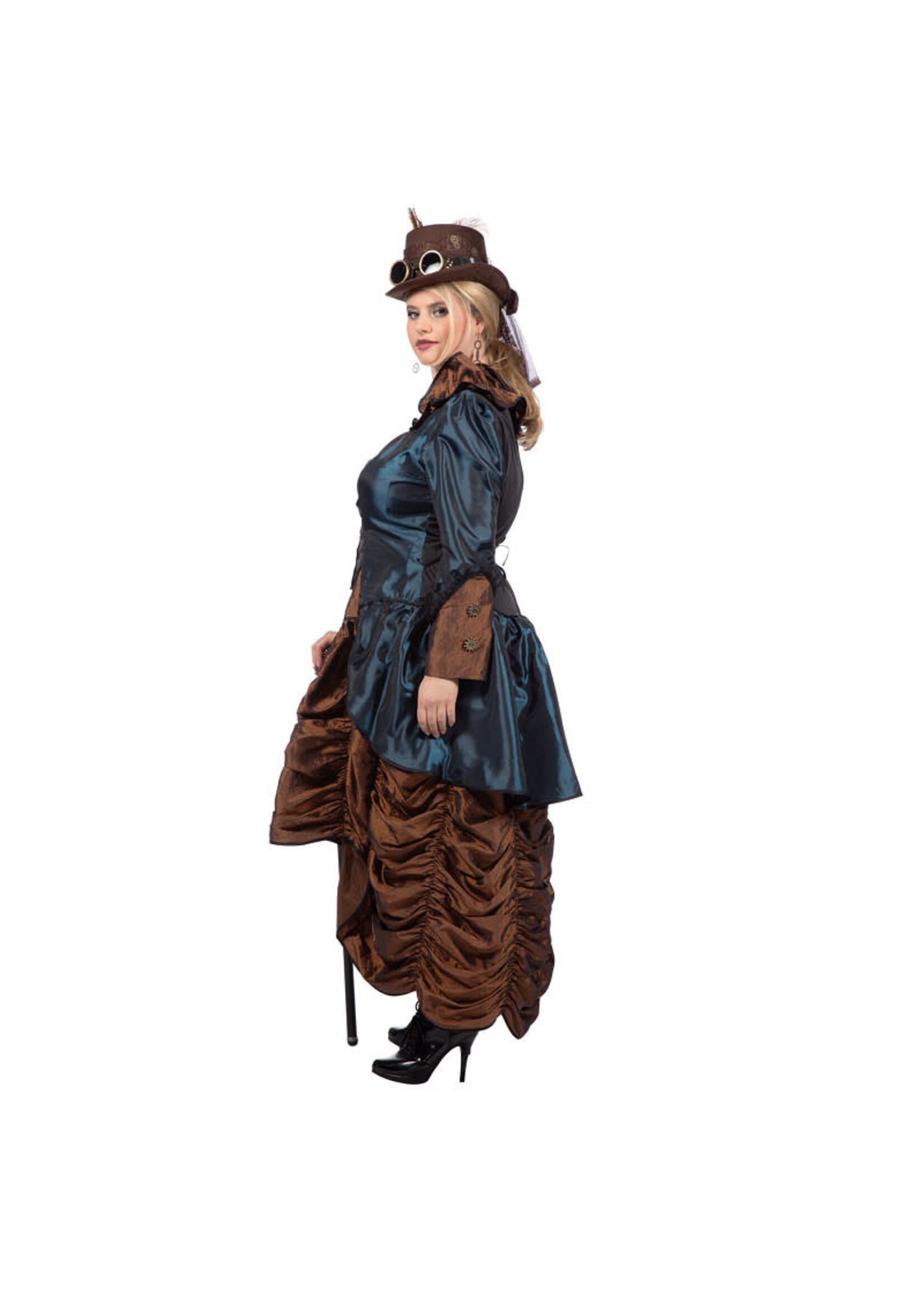 Wilbers & Wilbers Jurk Steampunk Blue