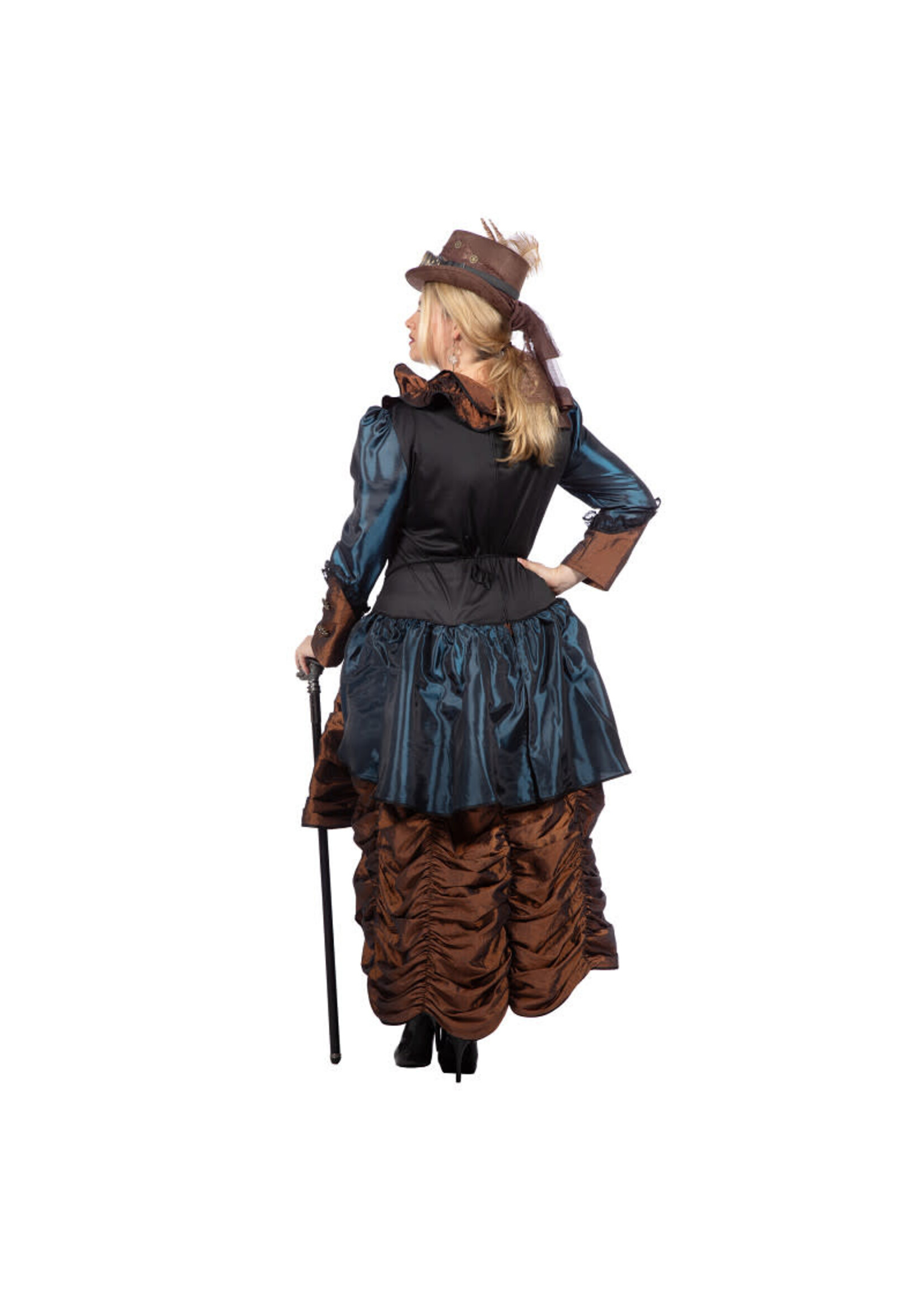 Wilbers & Wilbers Jurk Steampunk Blue