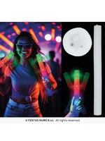 Fiestas Guirca Meerkleurige LED-lichtstok van schuim