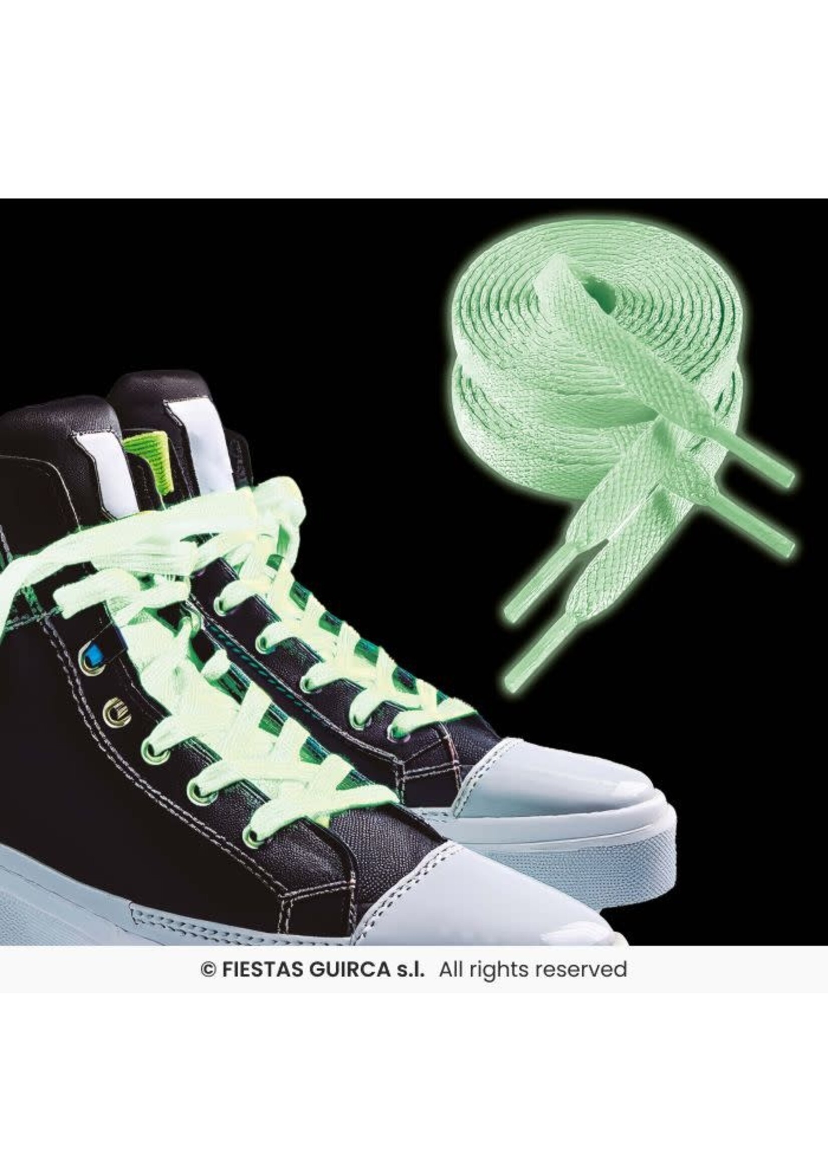 Fiestas Guirca Fluorescerende schoenveters 120 cm