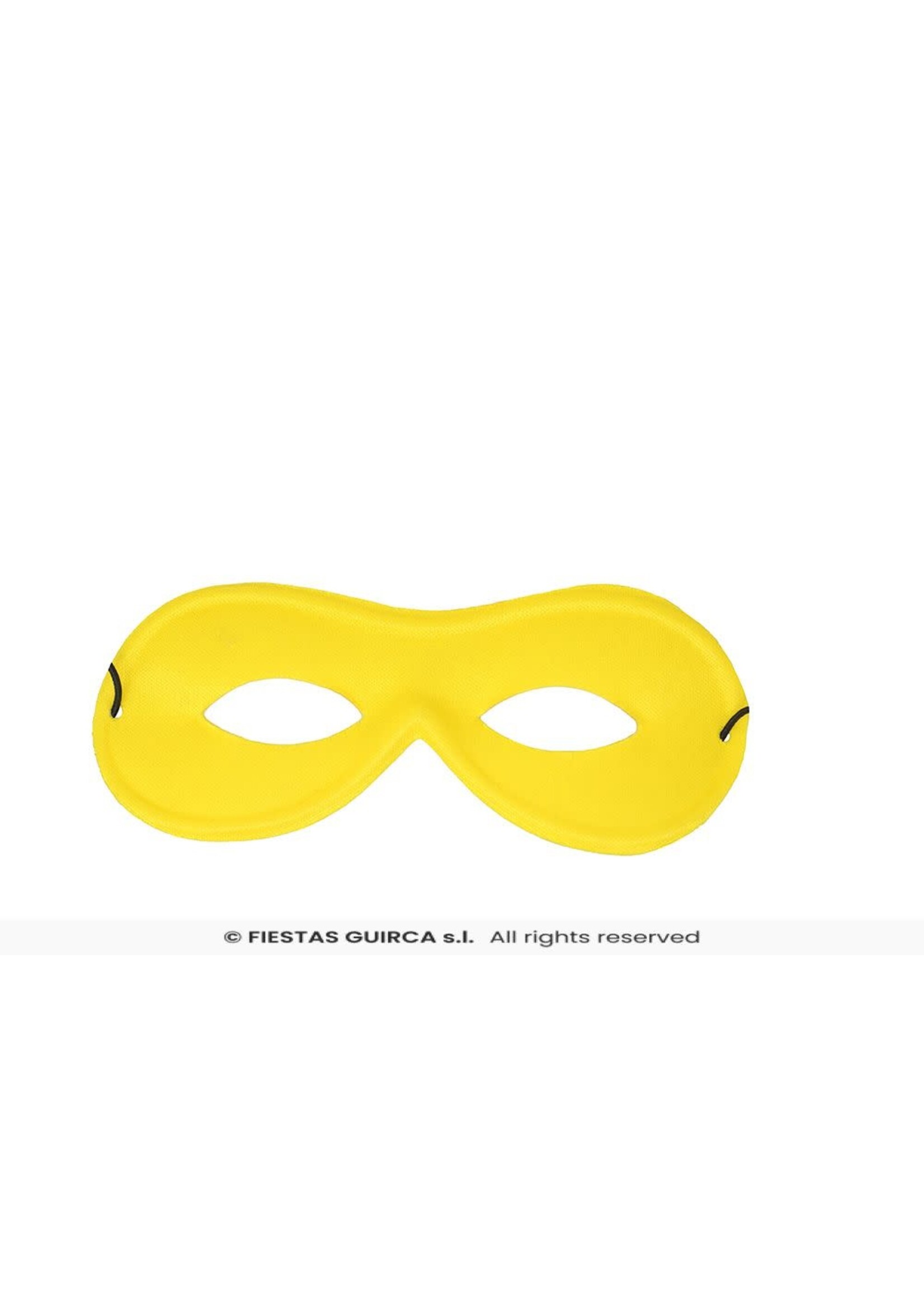 Fiestas Guirca Geel oogmasker