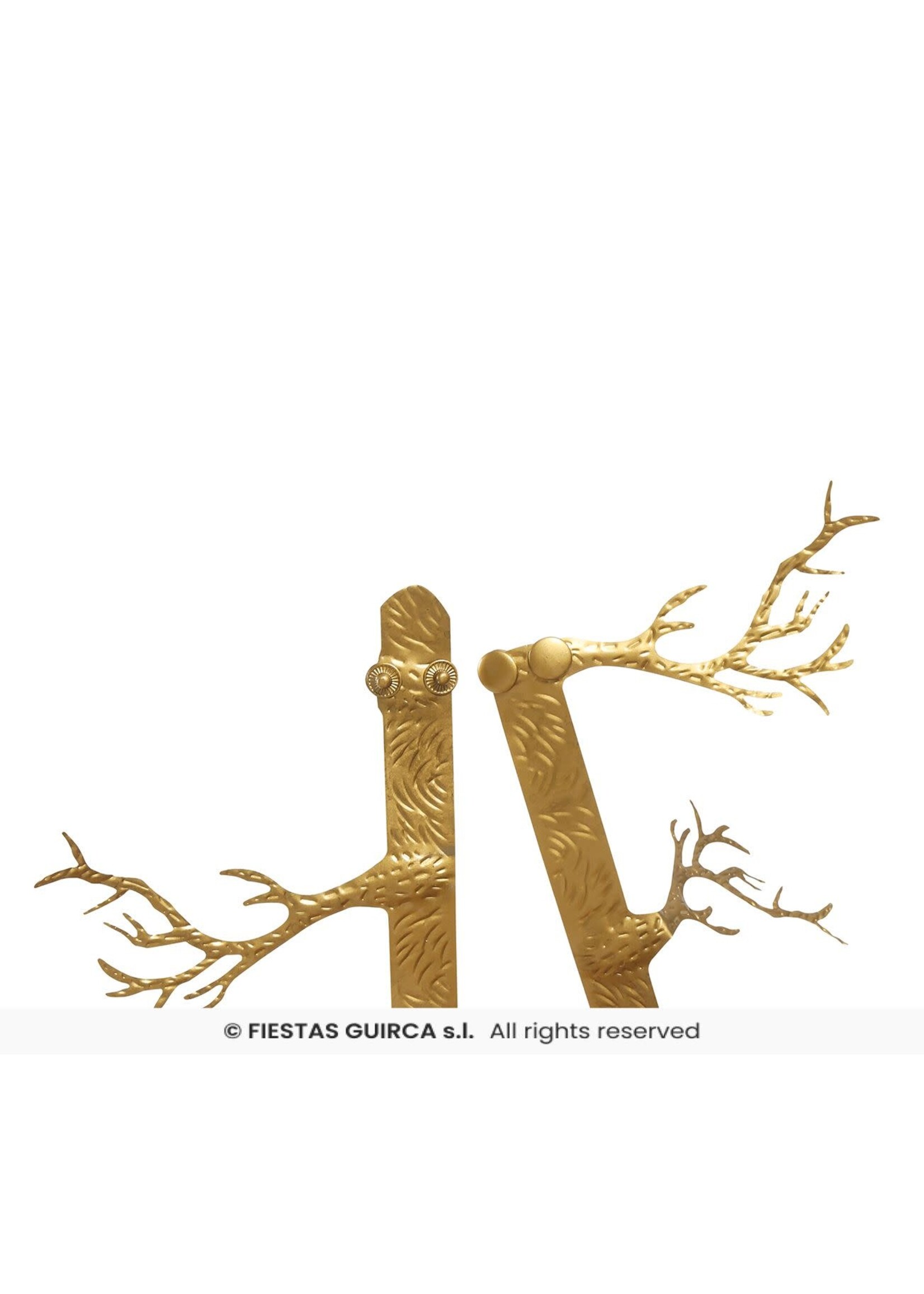 Fiestas Guirca Gouden kroon met geweimotief