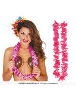 Fiestas Guirca Roze Hawaiiaanse bloemenkrans