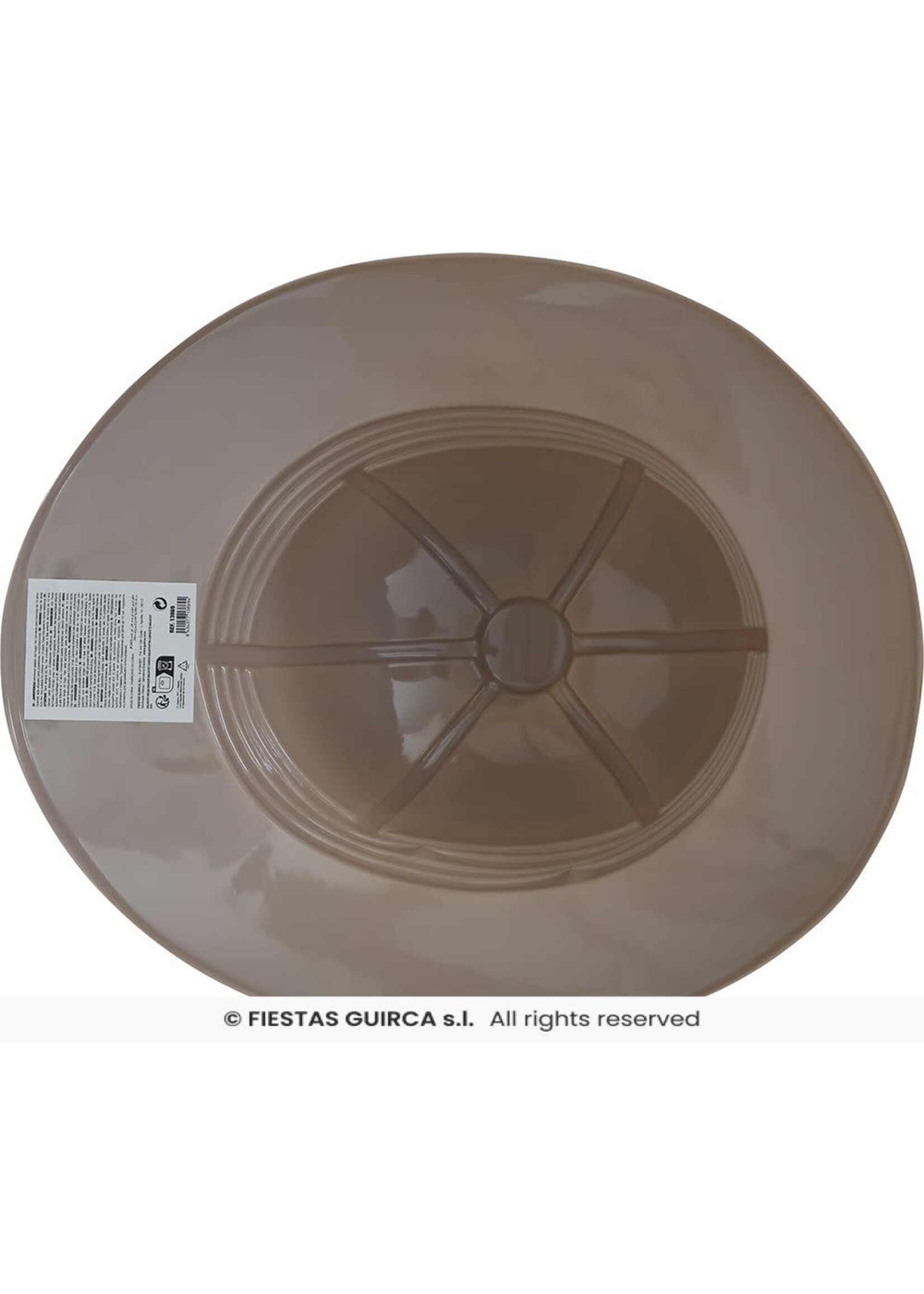 Fiestas Guirca Grijze safarihoed van PVC