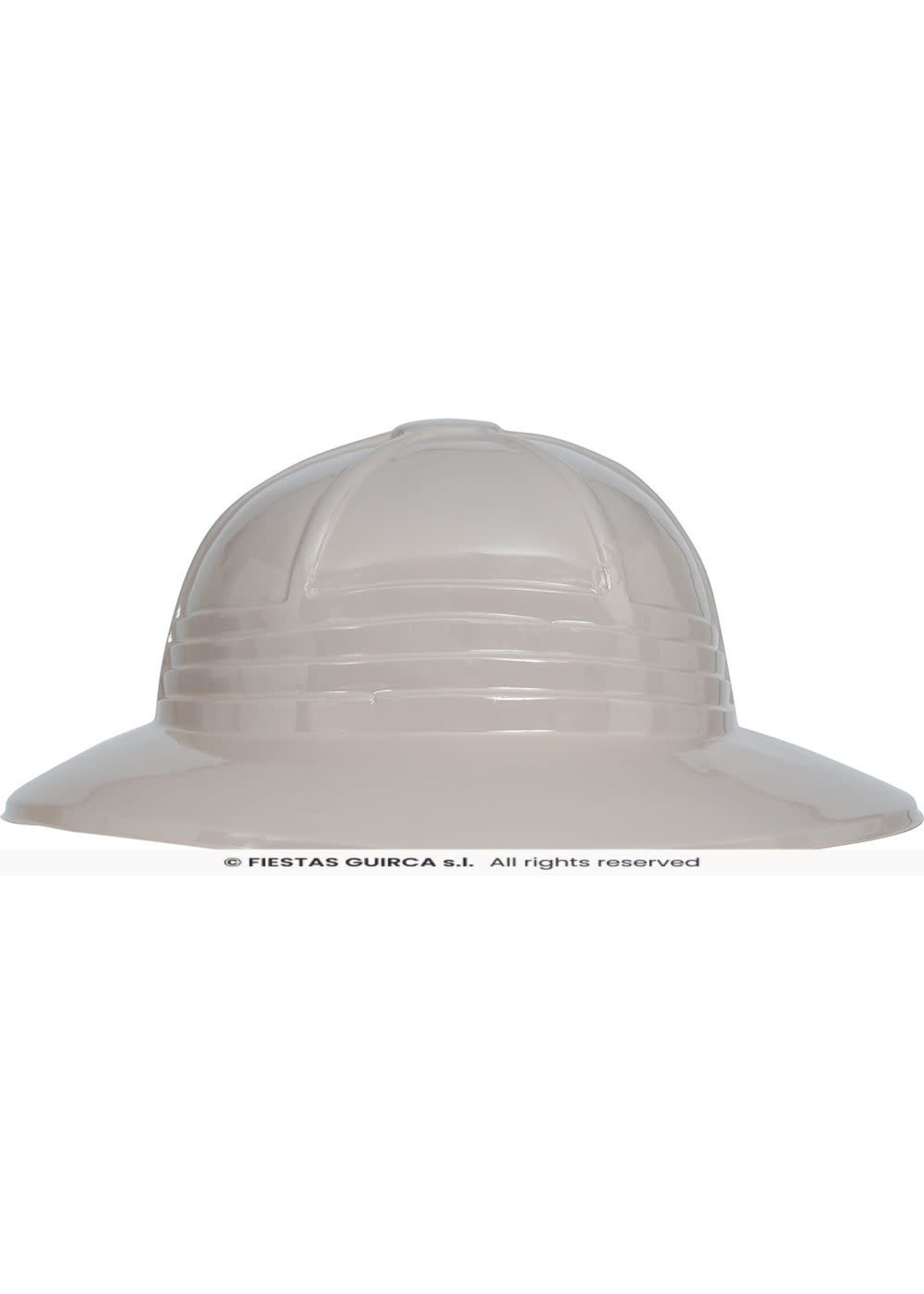 Fiestas Guirca Grijze safarihoed van PVC