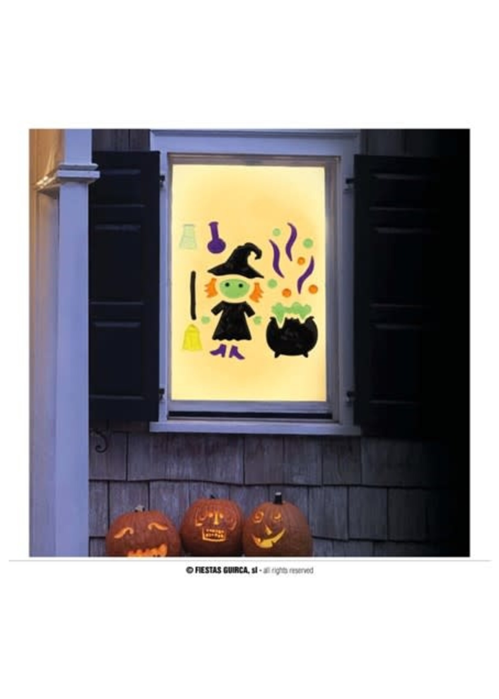 Fiestas Guirca Halloween geldecoratie heks