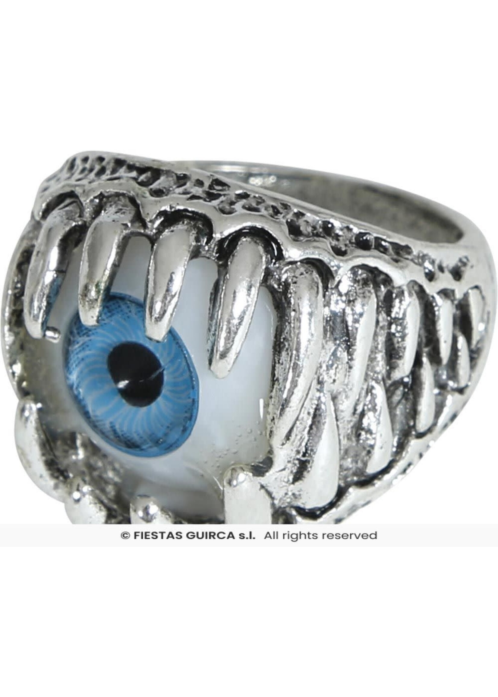 Fiestas Guirca Metalen ring met oogbal