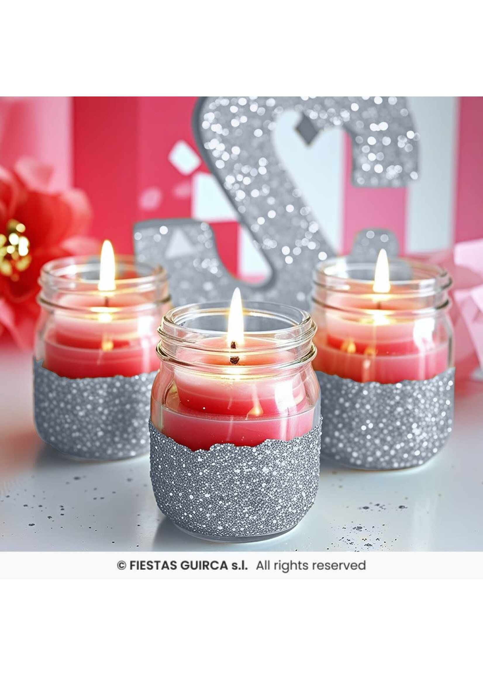 Fiestas Guirca Biologisch afbreekbare zilveren glitter 10 gram
