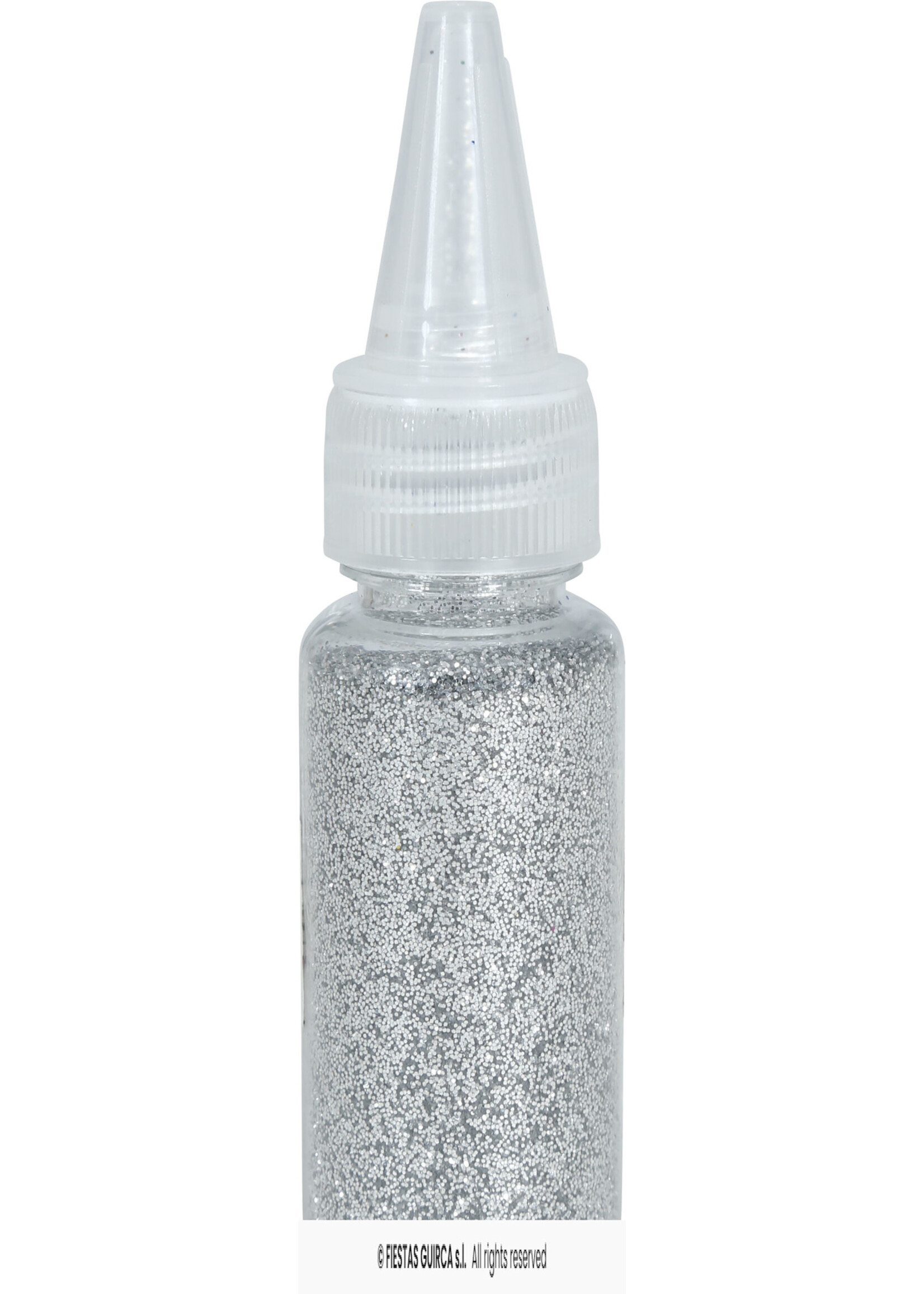 Fiestas Guirca Biologisch afbreekbare zilveren glitter 10 gram