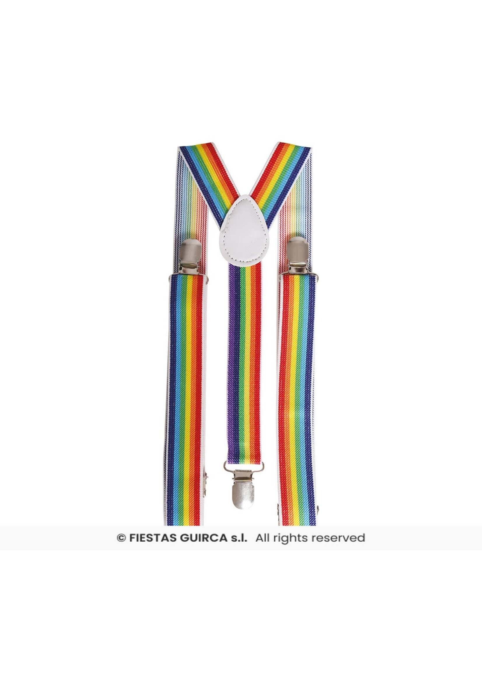 Fiestas Guirca Regenboog bretels