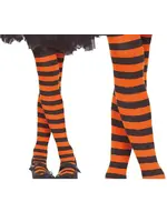 Fiestas Guirca Oranje en zwart gestreepte kinderpanty