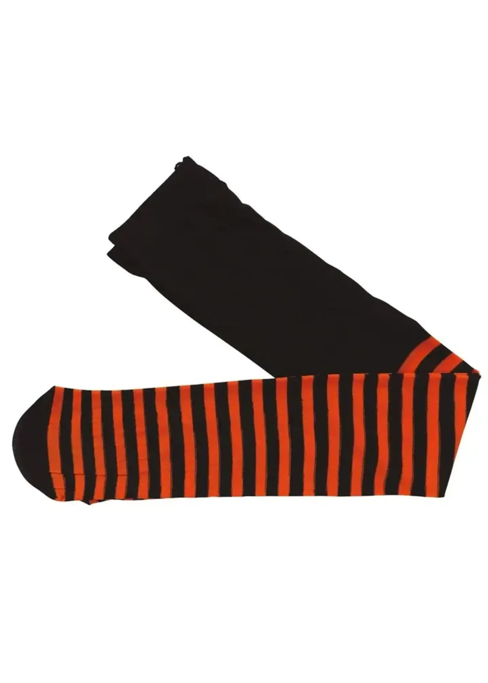 Fiestas Guirca Oranje en zwart gestreepte kinderpanty