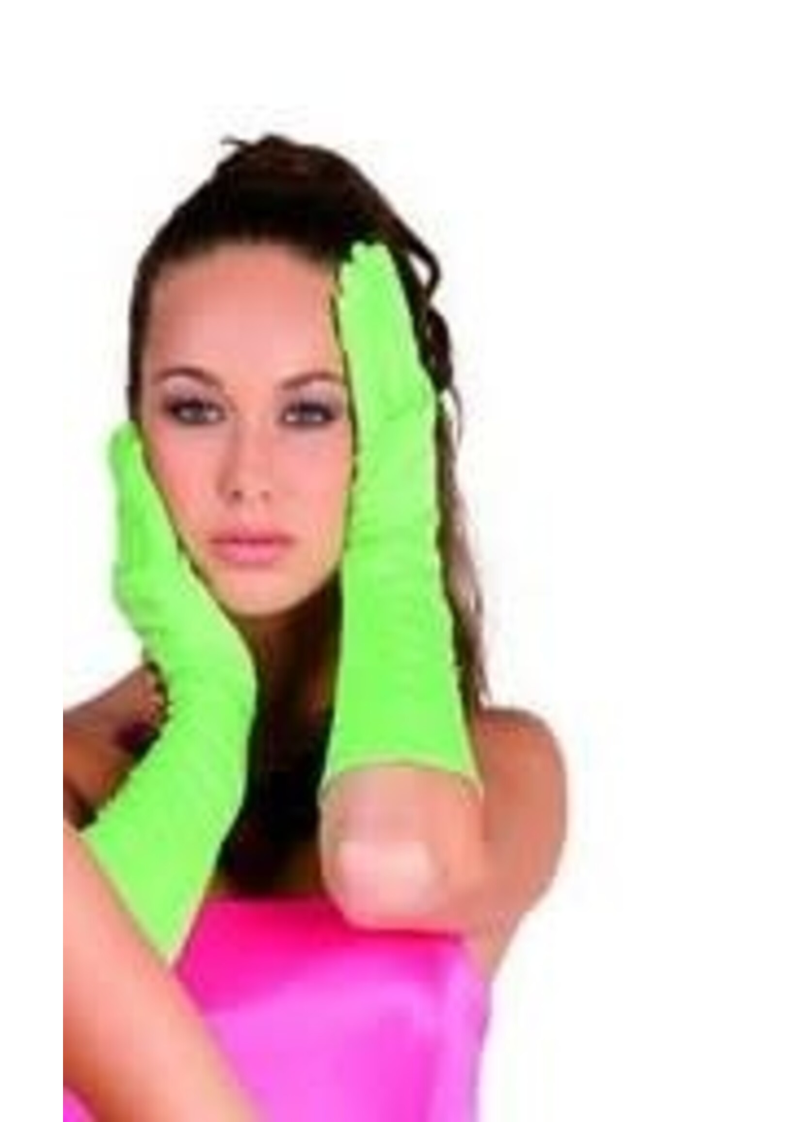 Boland Handschoenen lang Neon groen