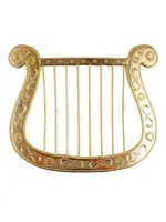 Feestkleding Breda Harp goud