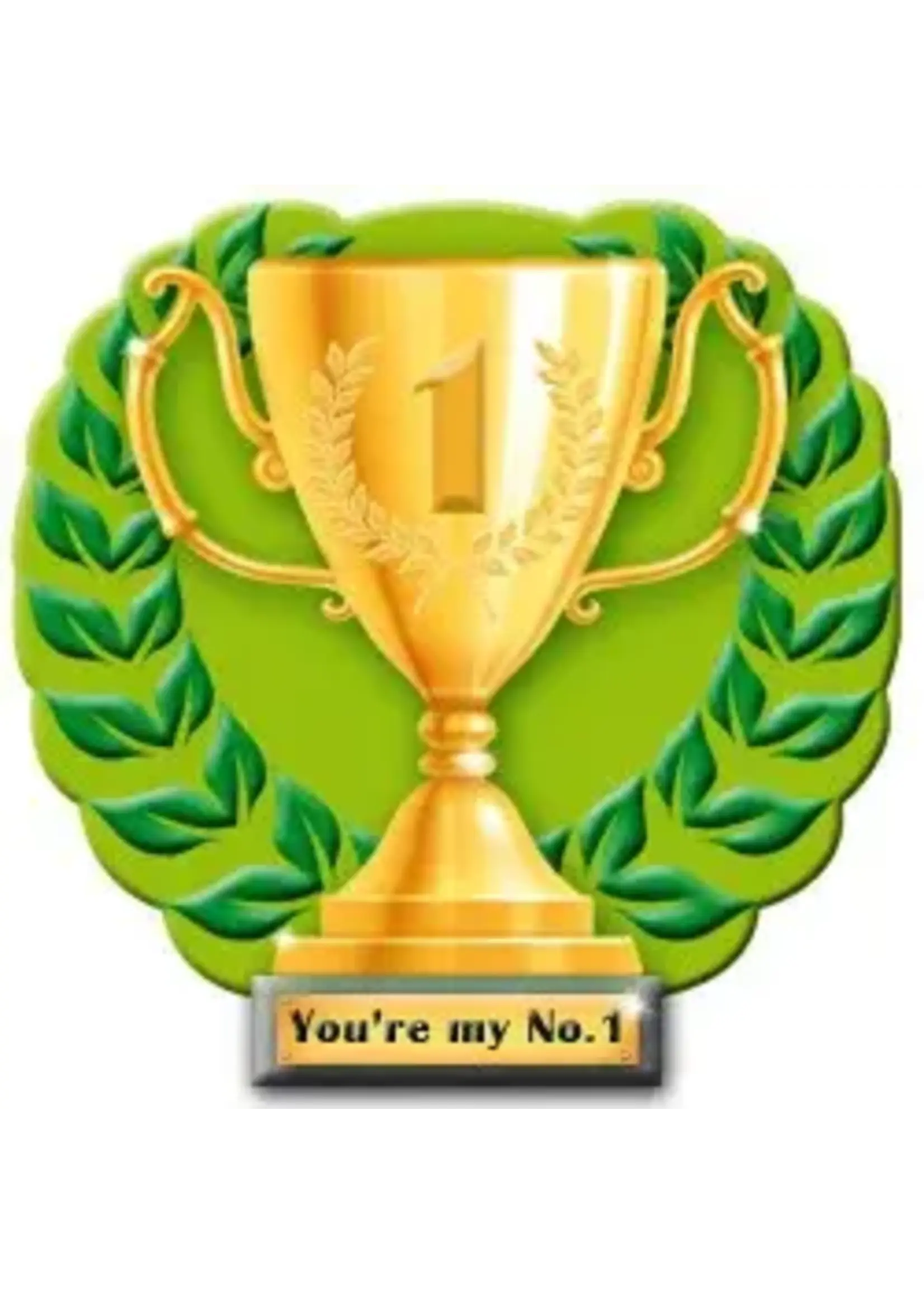 Feestkleding Breda Huldeschild "You're my number 1"