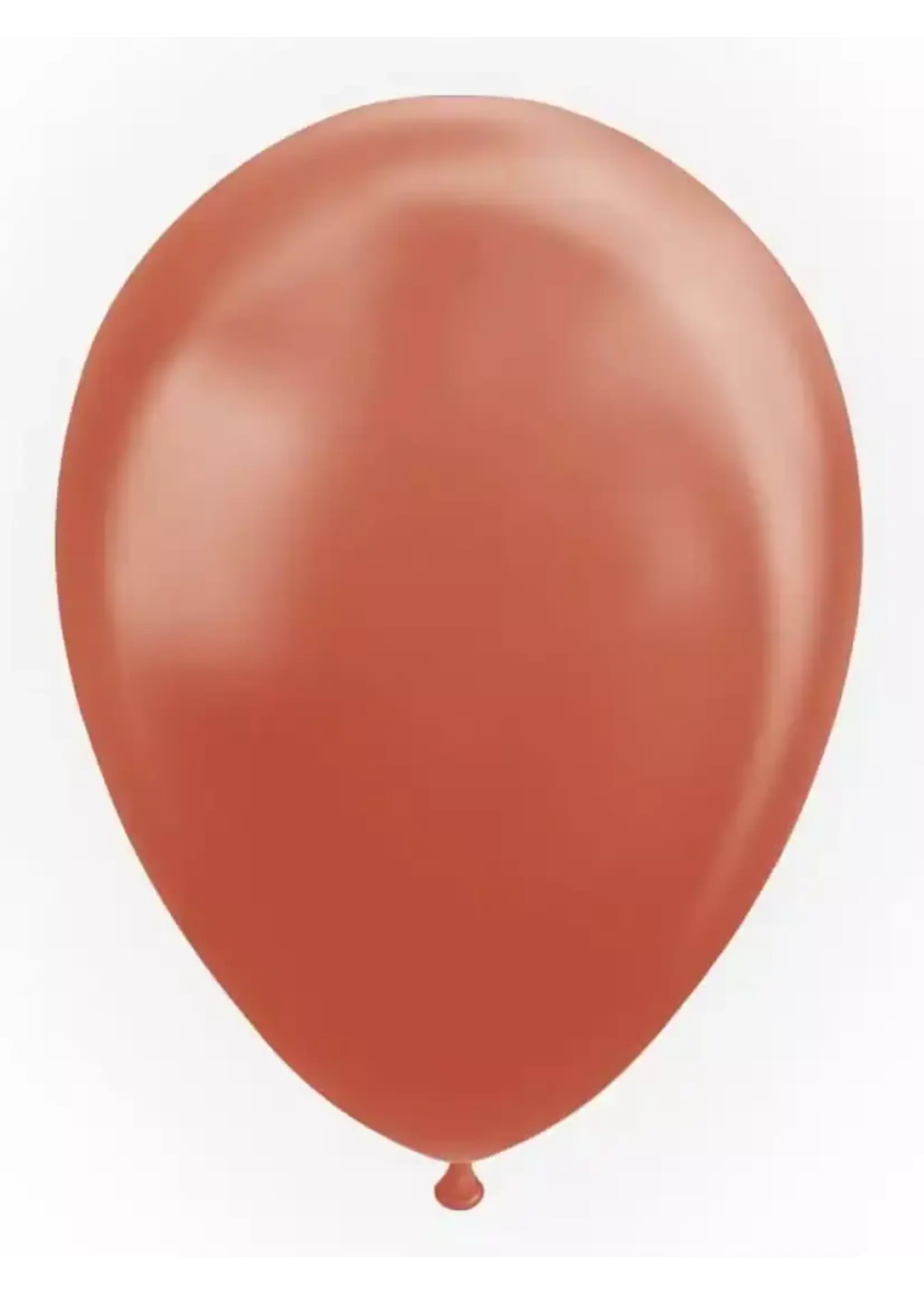We Fiesta Party Ballonnen metallic copper - 10 stuks / 12 inch