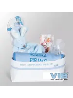 Feestkleding Breda Giftset commodemandje blauw
