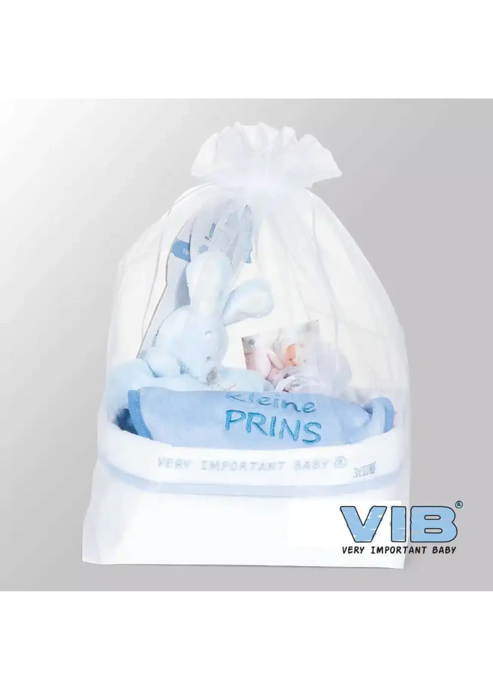 Feestkleding Breda Giftset commodemandje blauw