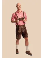 Samex Lederhosen Rob kort Middel bruin