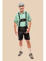 Samex Lederhosen Rob kort Zwart