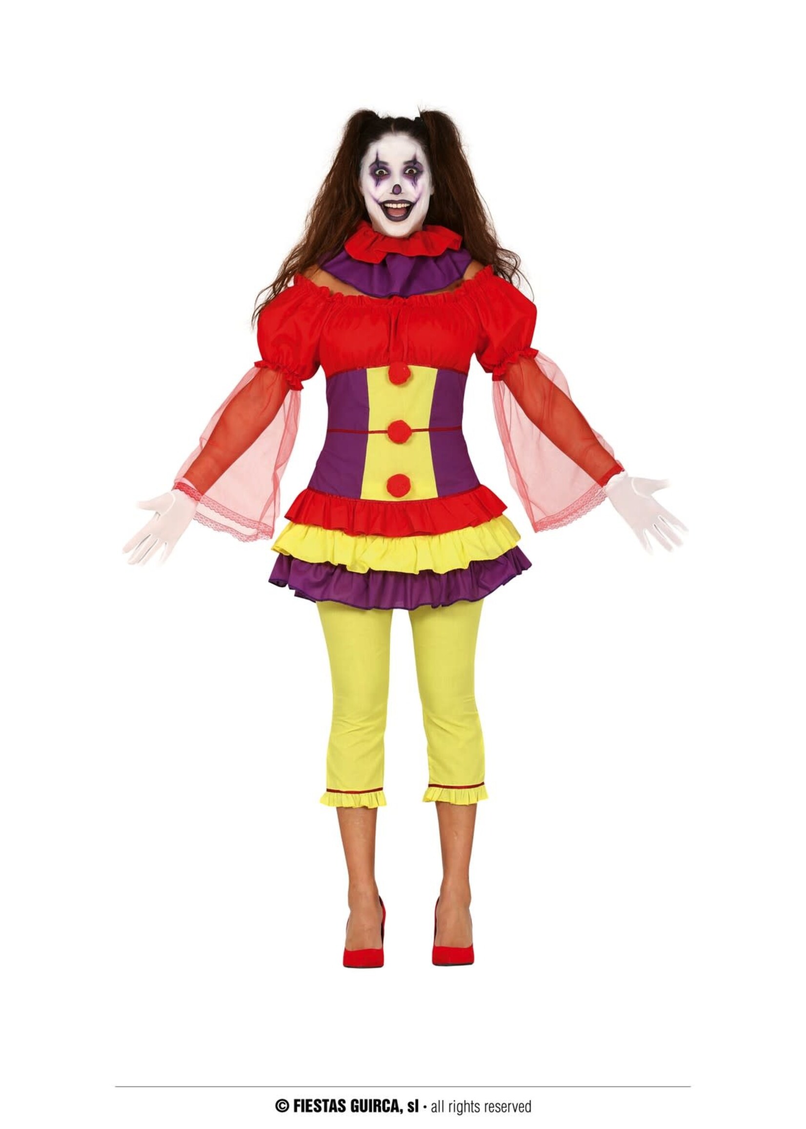 Feestkleding Breda Clown dame volwassenen