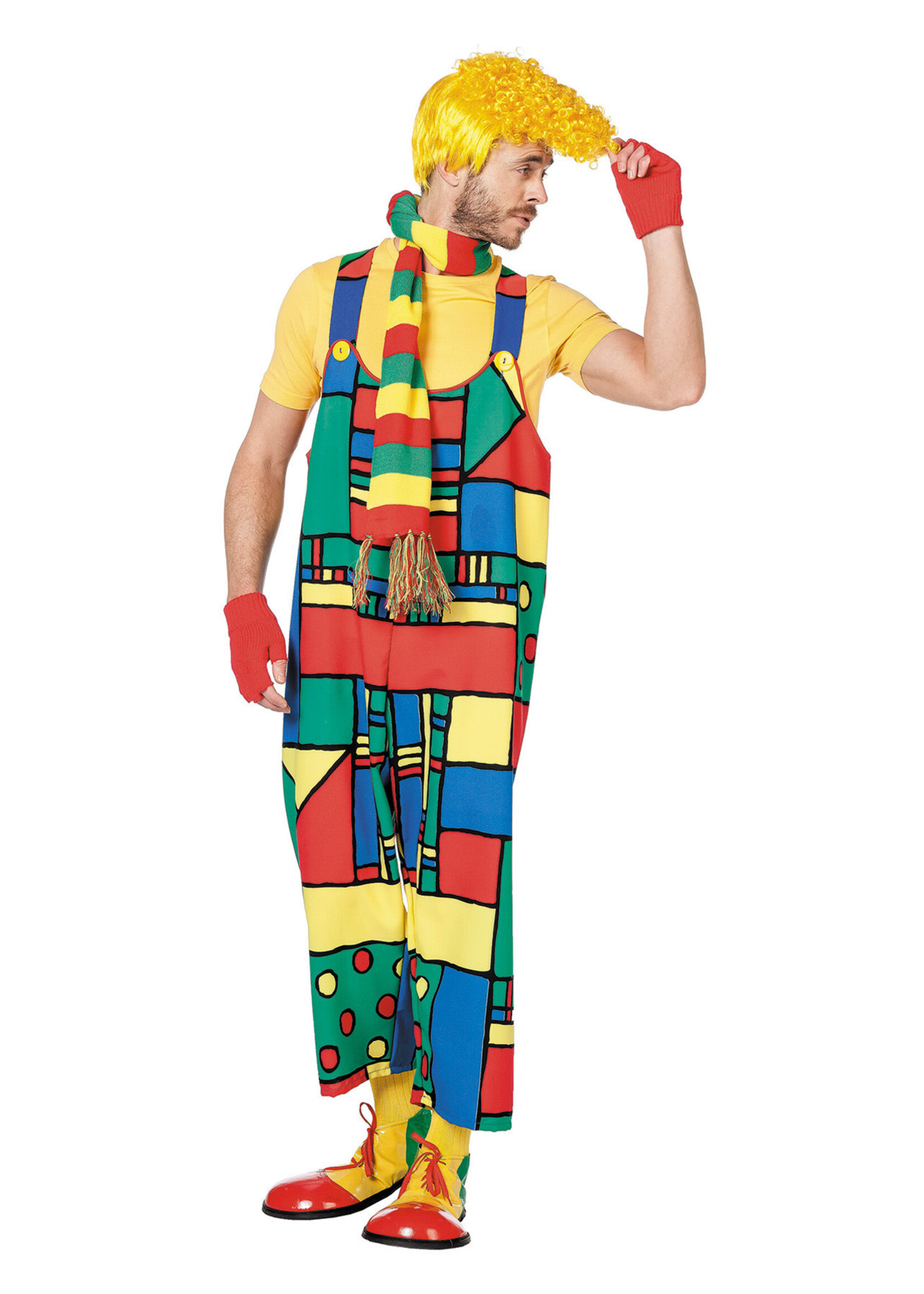 Feestkleding Breda Tuinbroek  Mondriaan heren