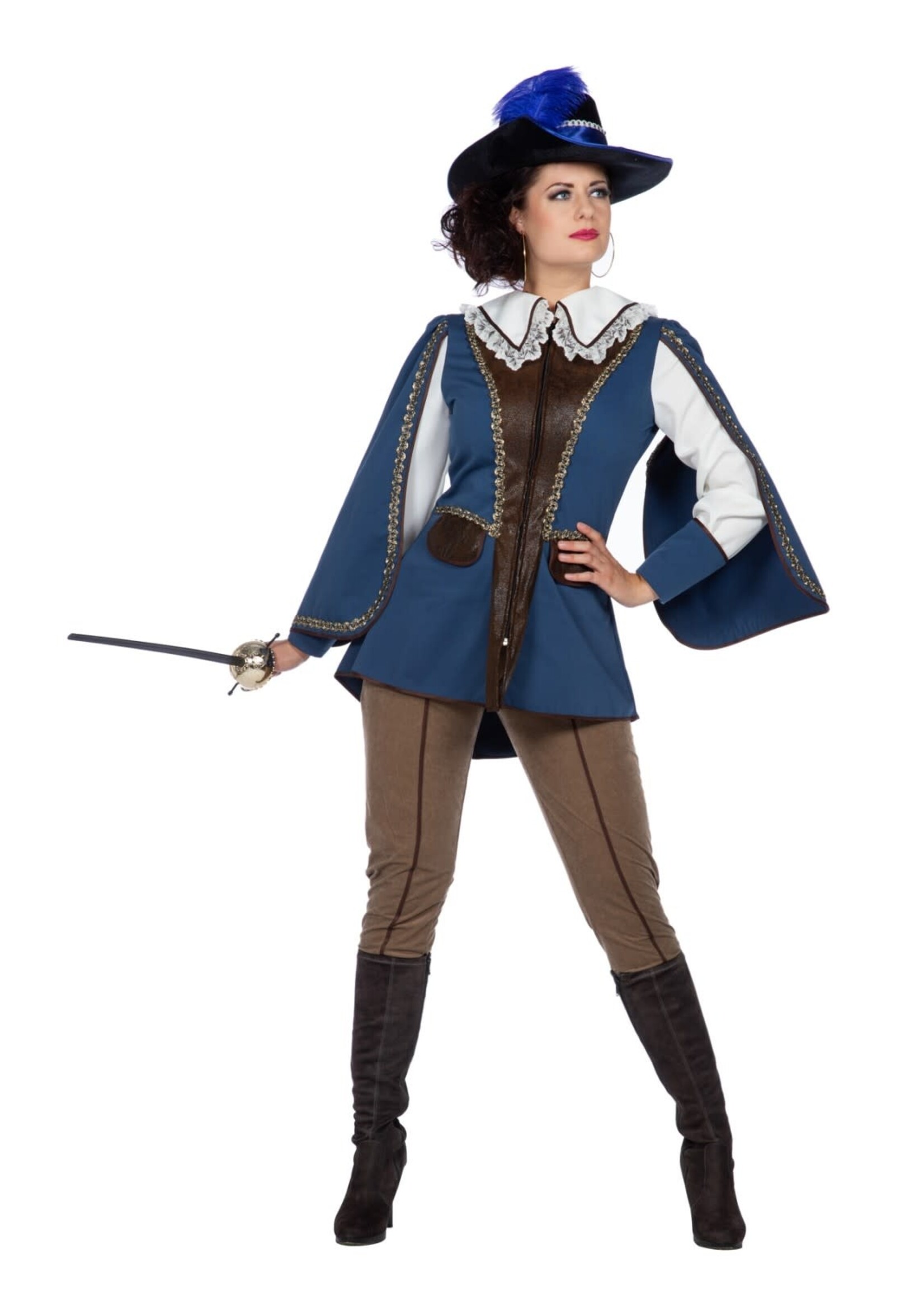 Feestkleding Breda Kostuum Musketier dames