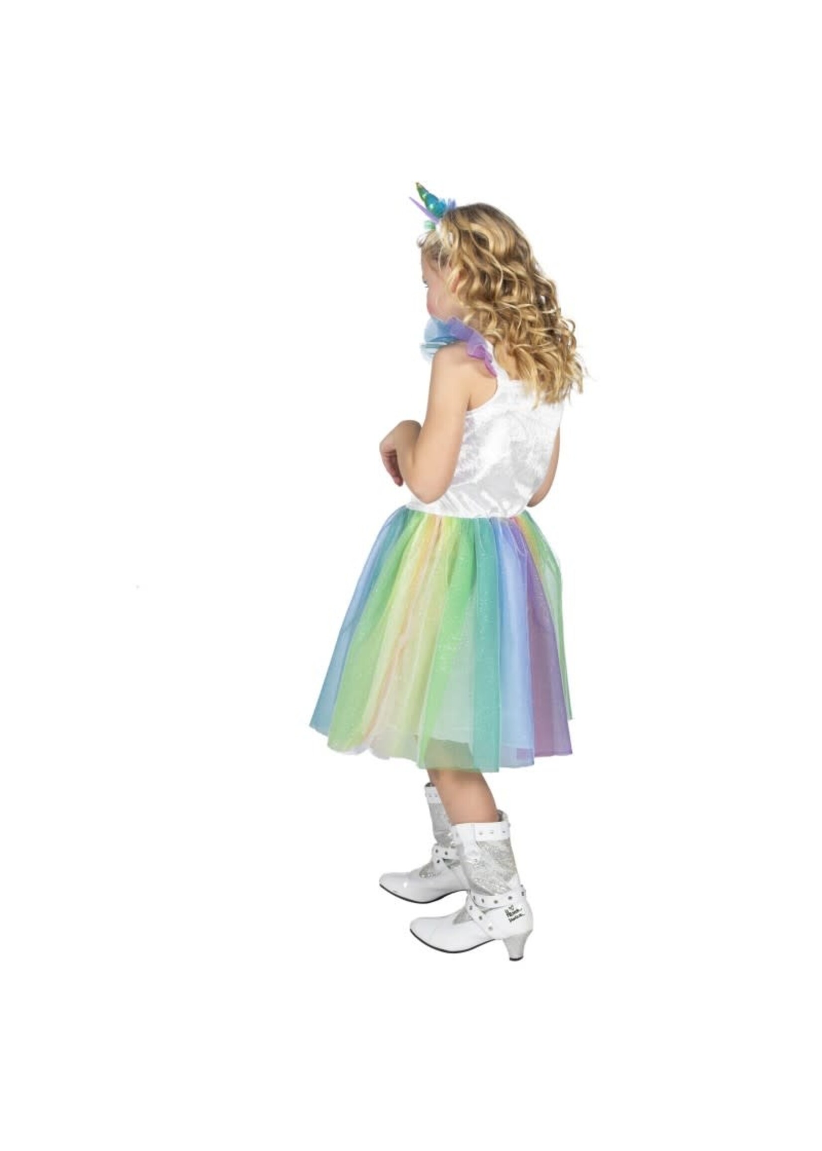 Feestkleding Breda Jurk eenhoorn regenboog