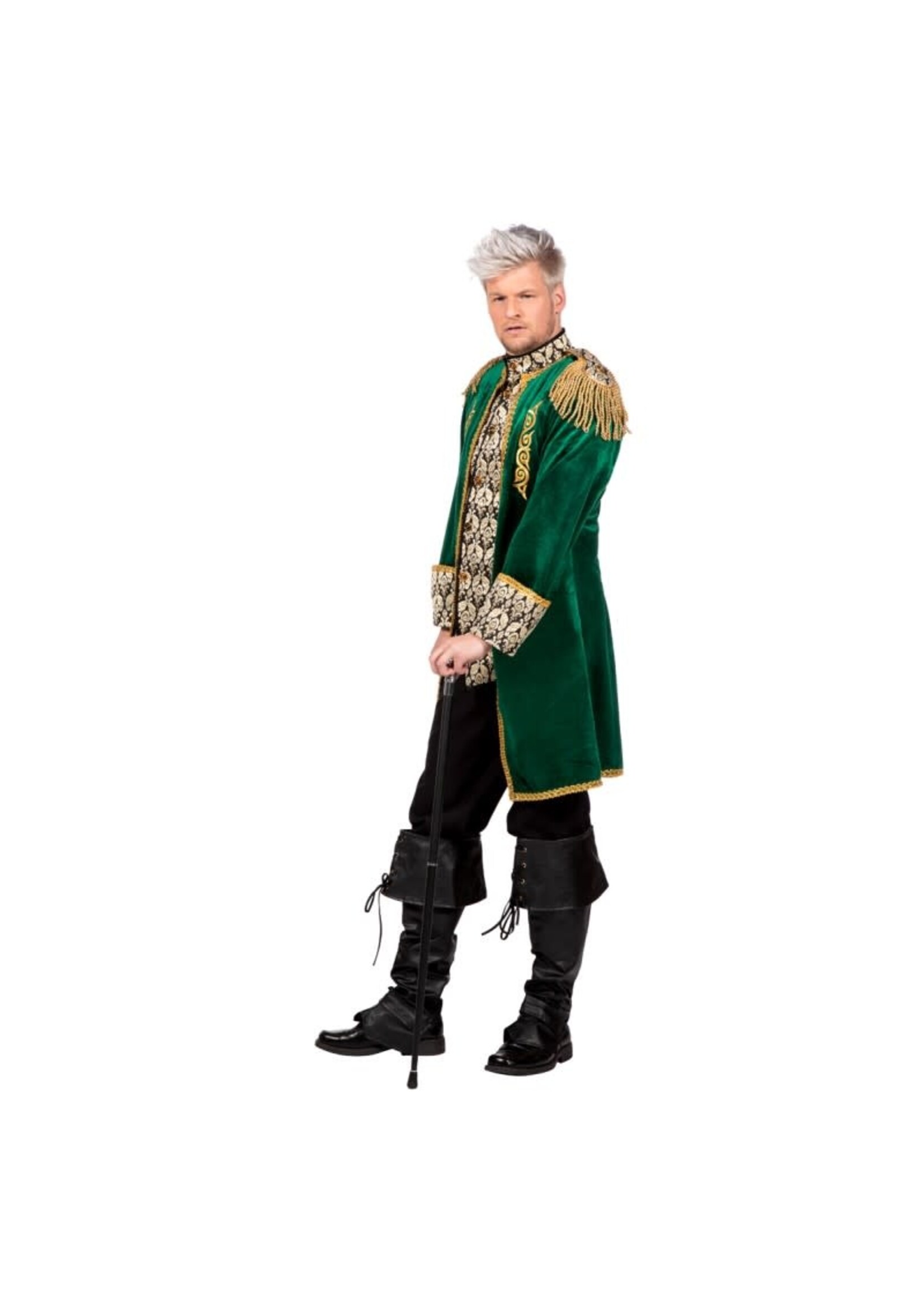 Feestkleding Breda Jas luxe markies groen