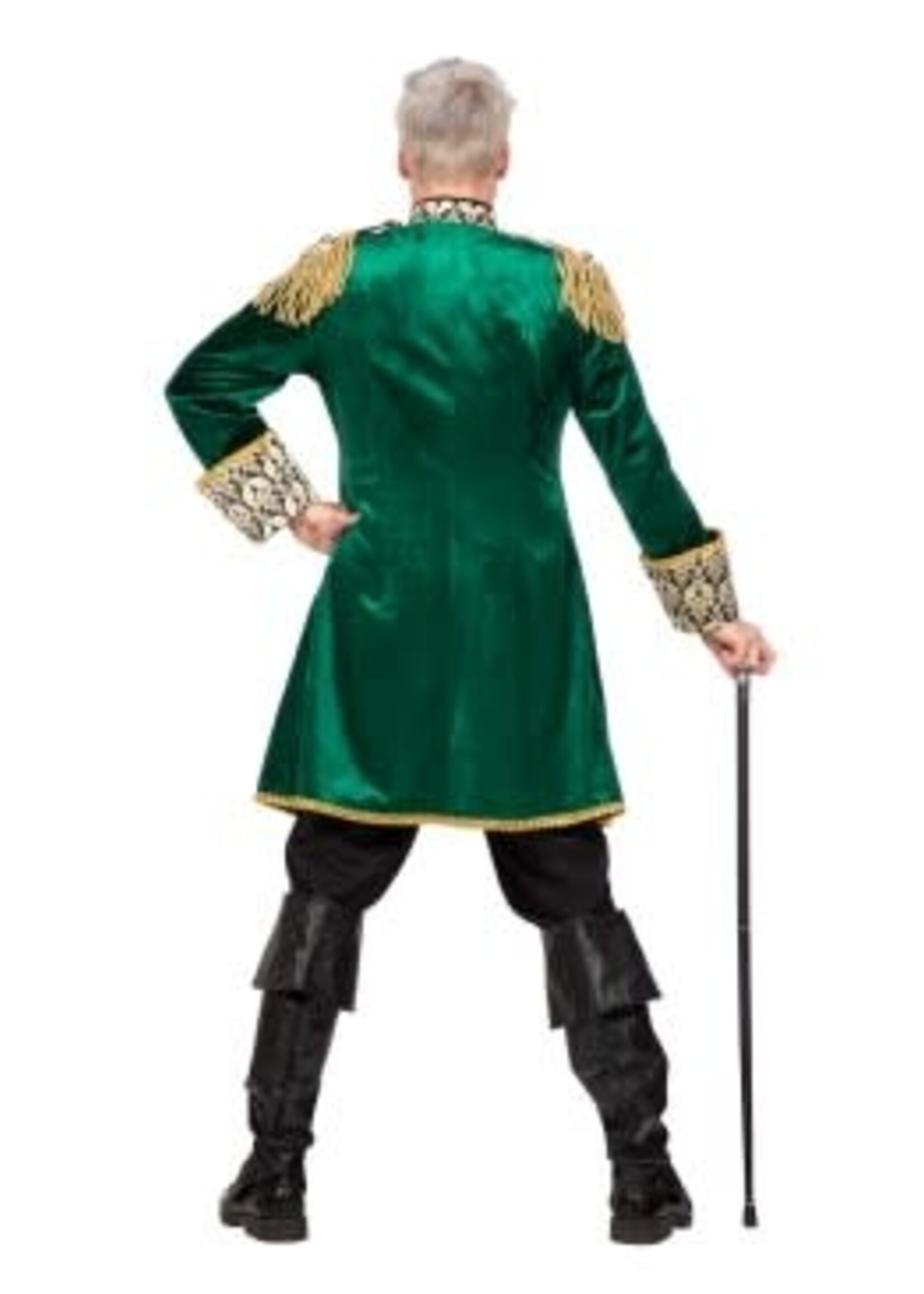 Feestkleding Breda Jas luxe markies groen