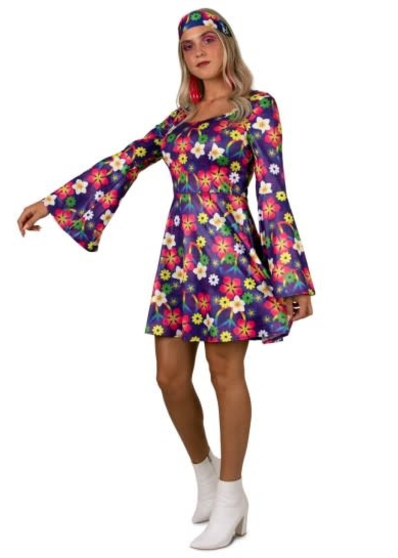 Feestkleding Breda Flower Power jurk