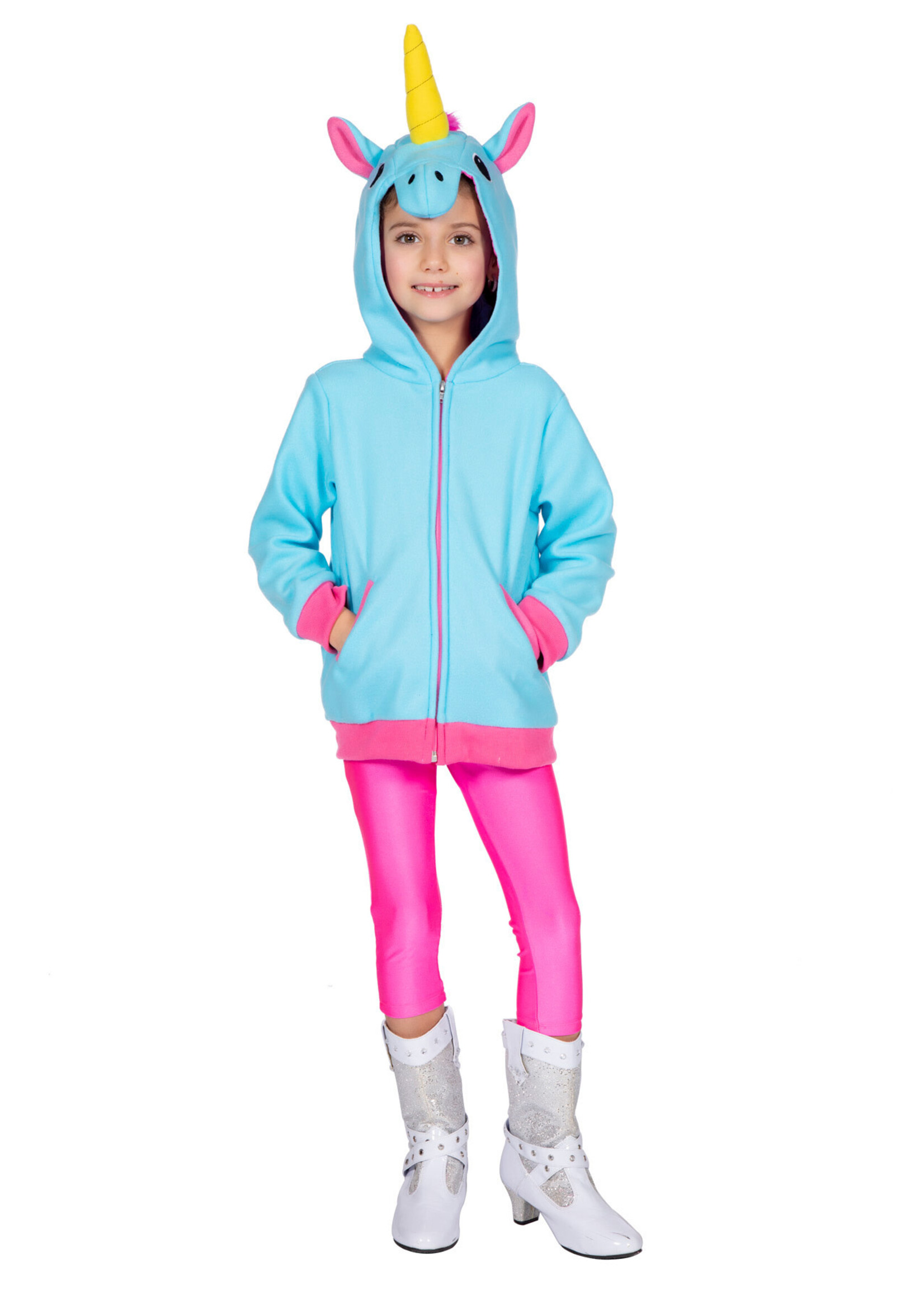 Feestkleding Breda Jas Eenhoorn blauw kind