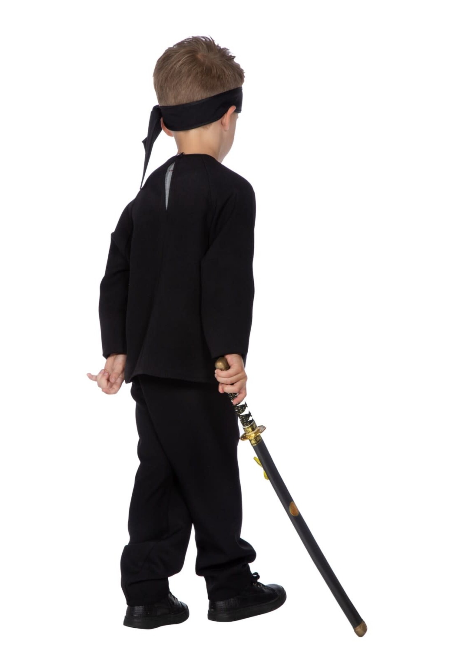 Feestkleding Breda Kinderkostuum Black Ninja