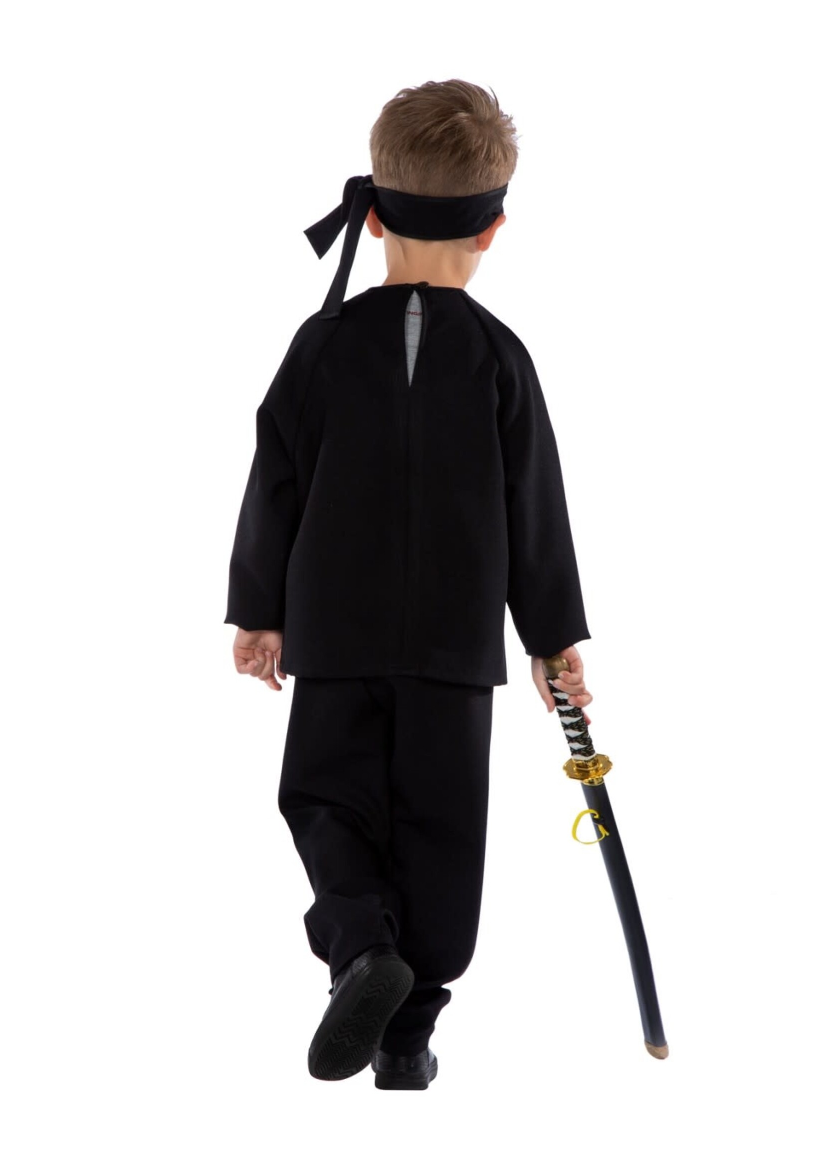 Feestkleding Breda Kinderkostuum Black Ninja