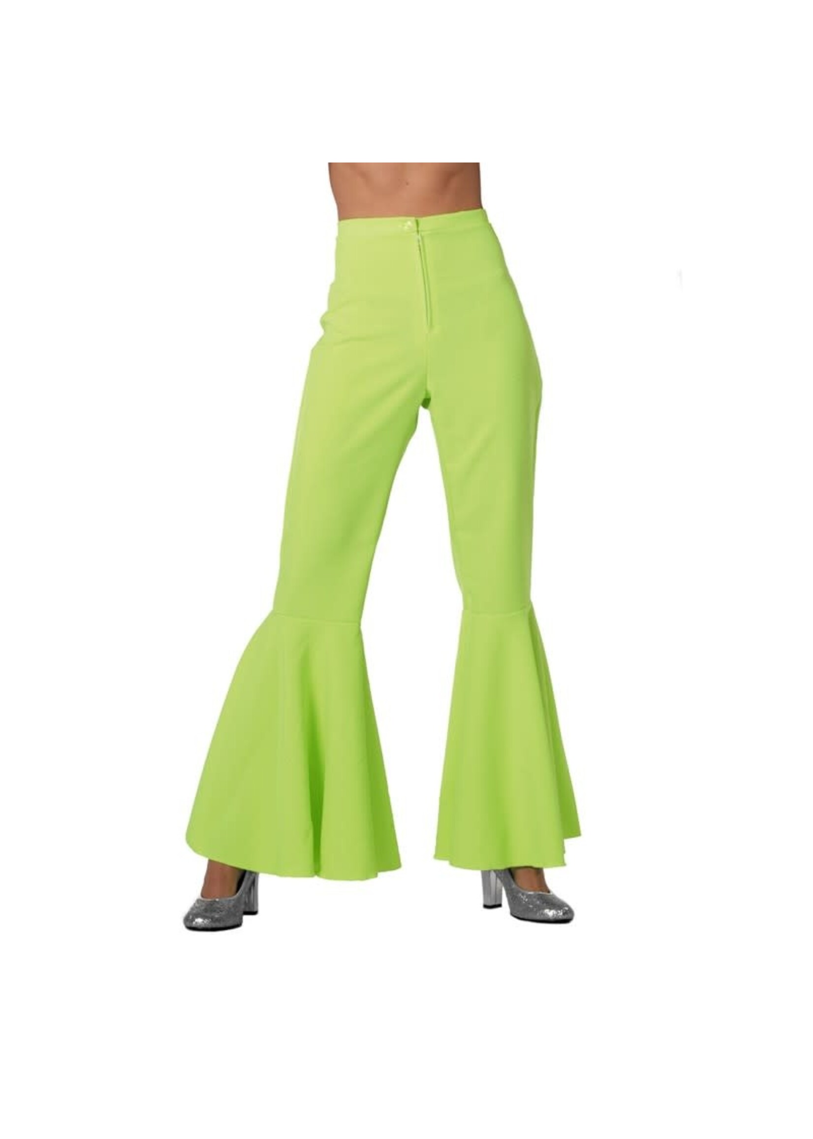 Feestkleding Breda Hippie Broek B- stretch Neon Groen
