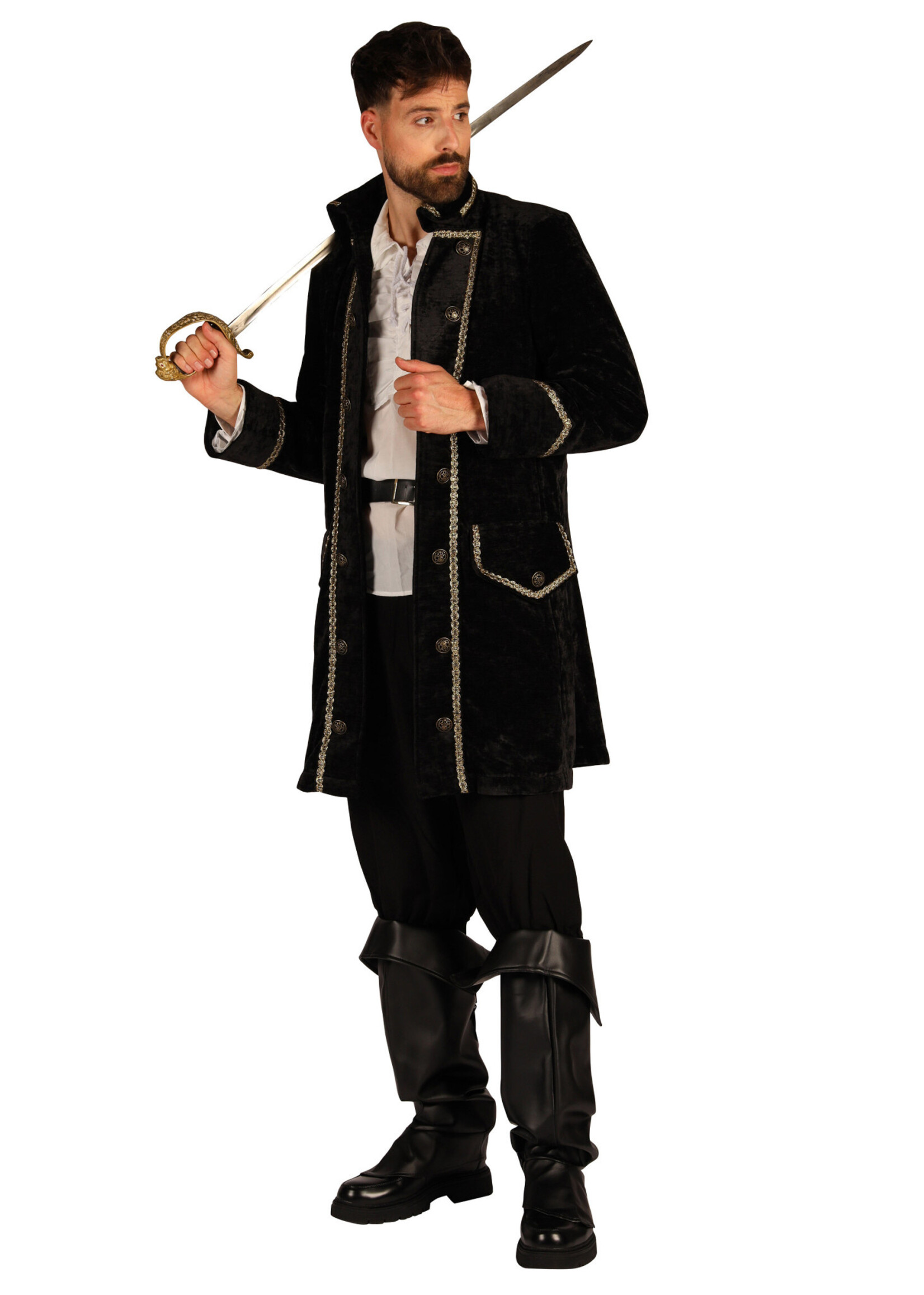 Thetru Jas Heren Buccaneer zwart