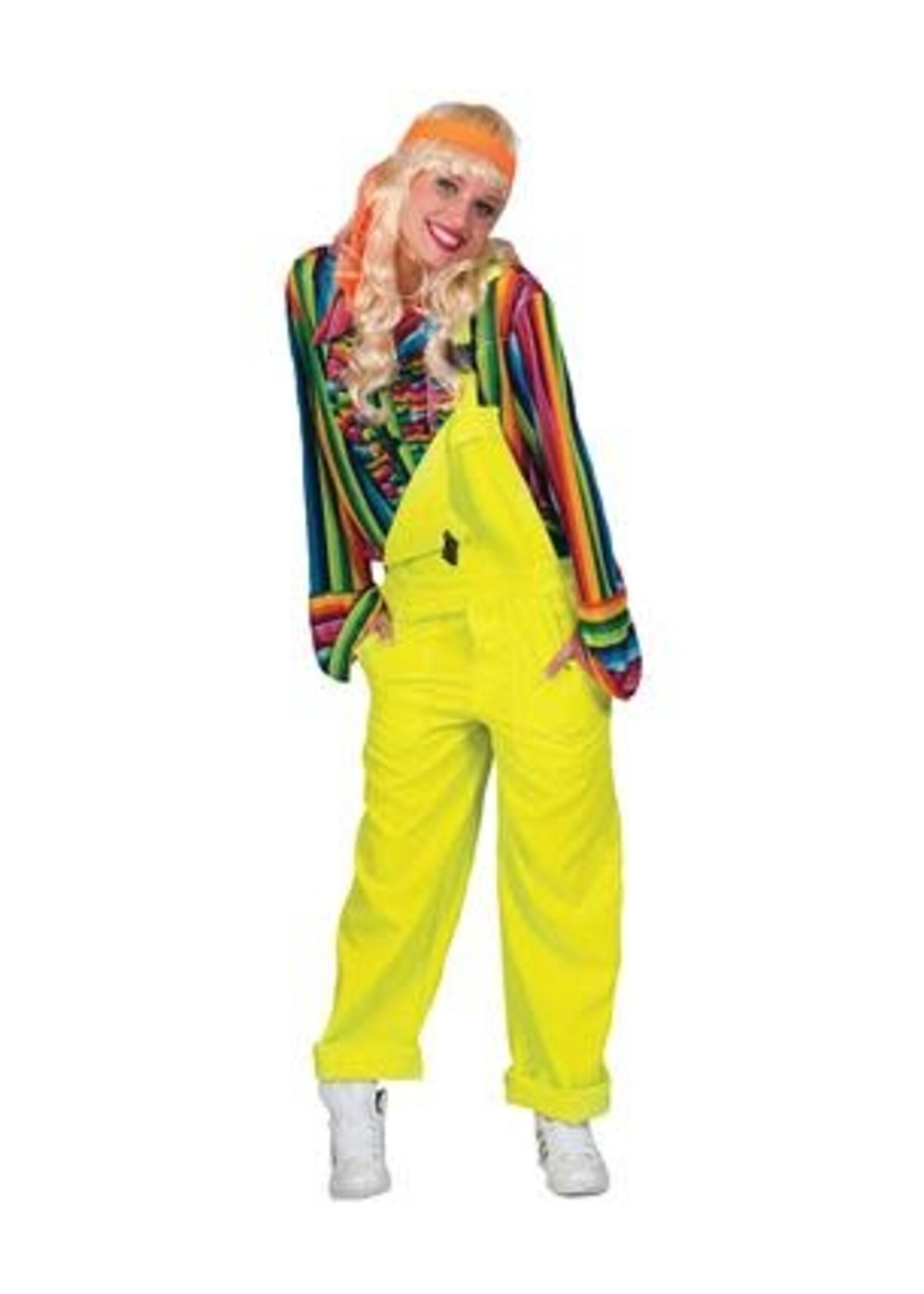 Feestkleding Breda Salopet fluo geel