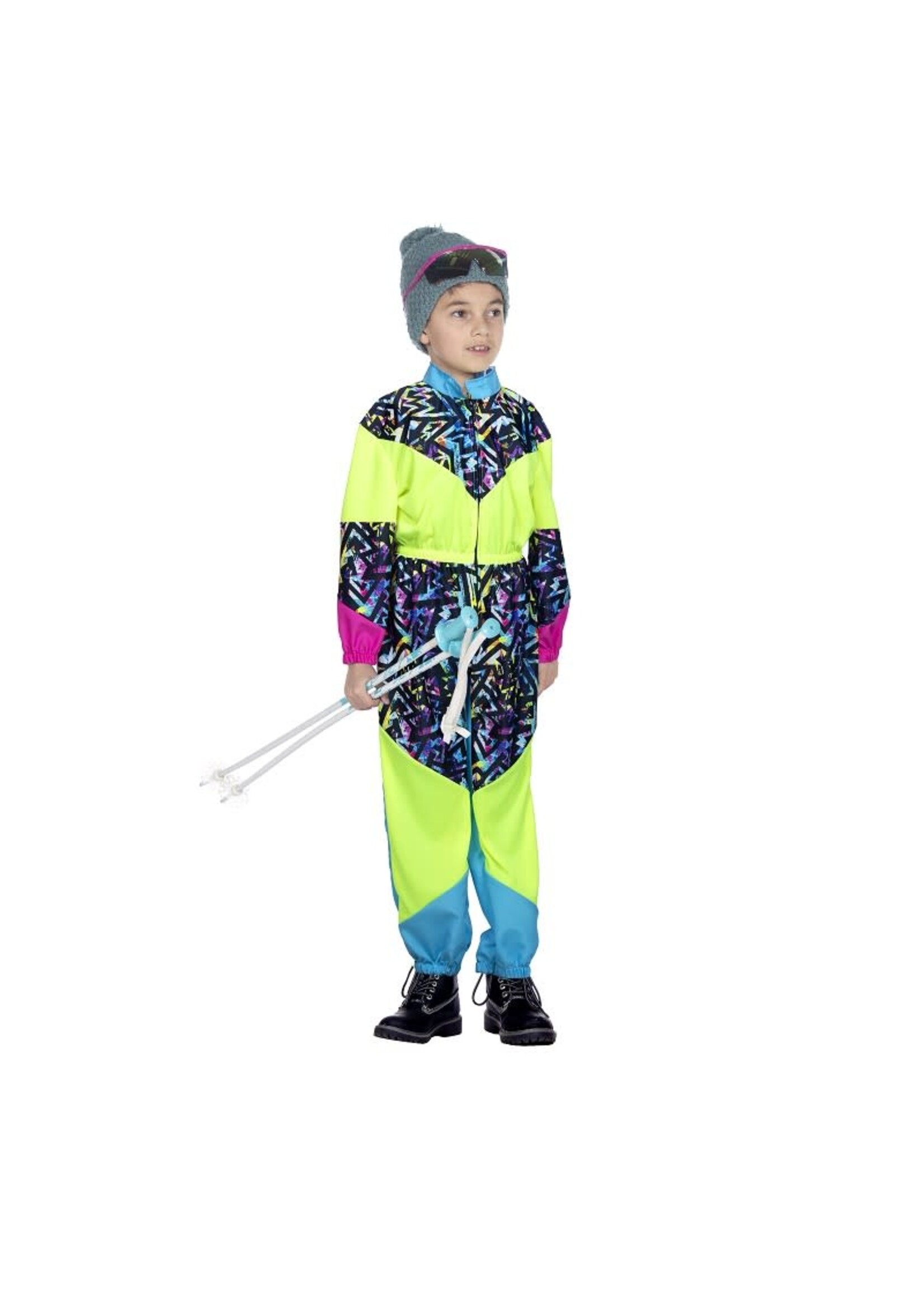 Feestkleding Breda 80's skipak neon kinderen